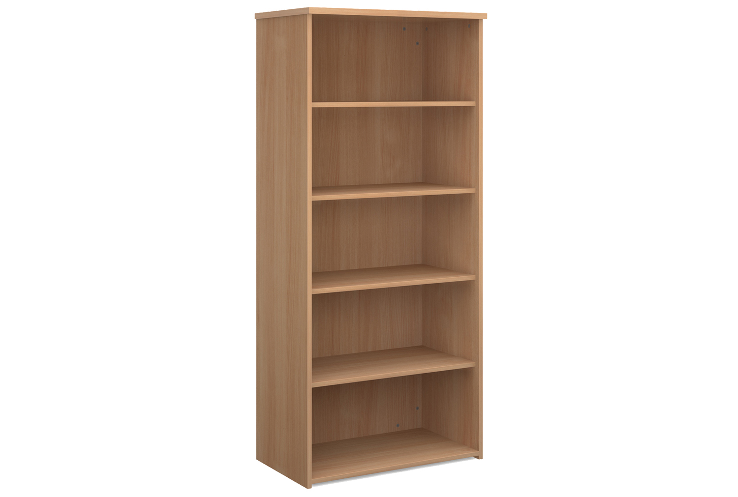 Tully Office Bookcases, 4 Shelf - 80wx47dx179h (cm), Beech