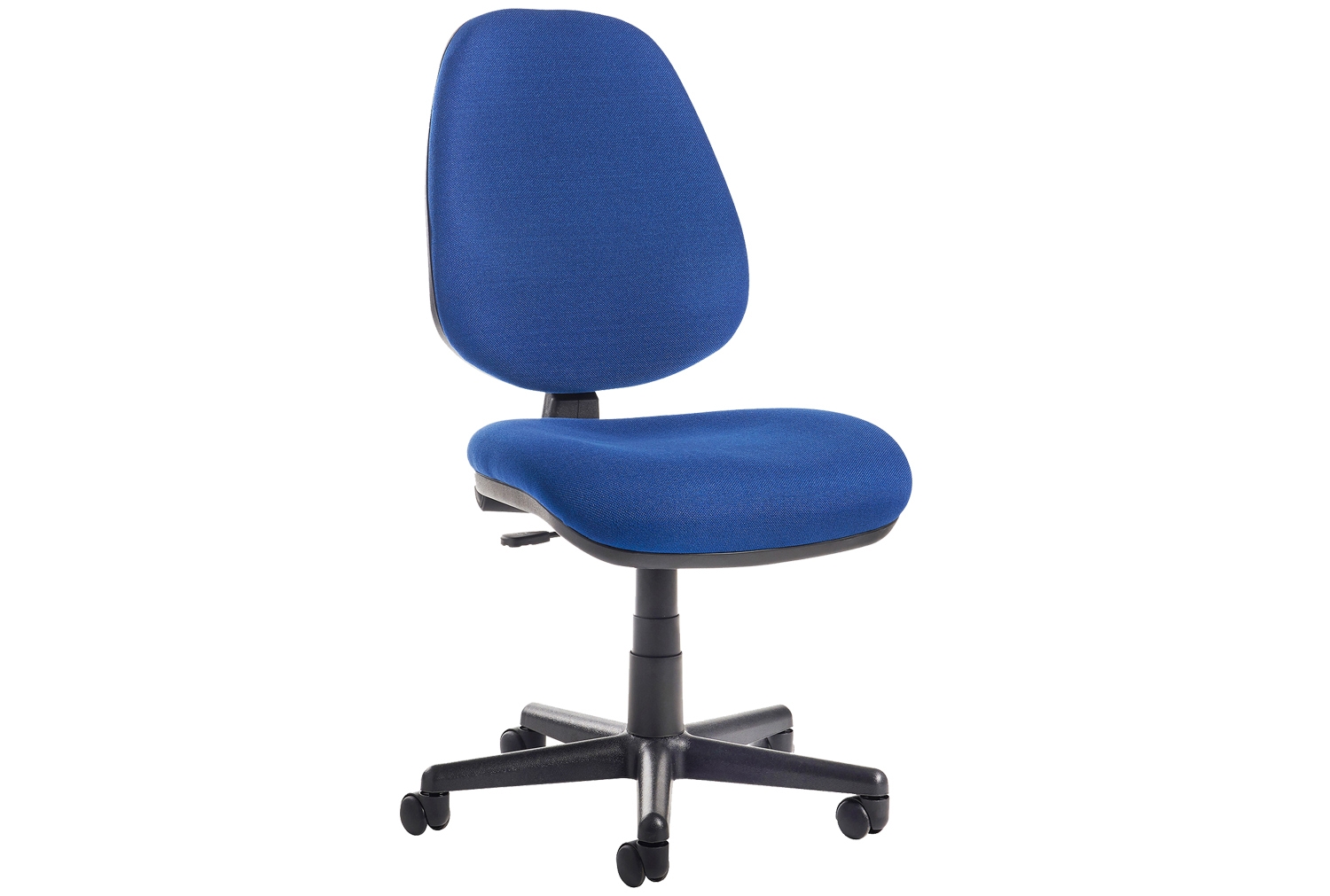 High Back Operator Office Chair, Without Arms, Blue, Express Delivery