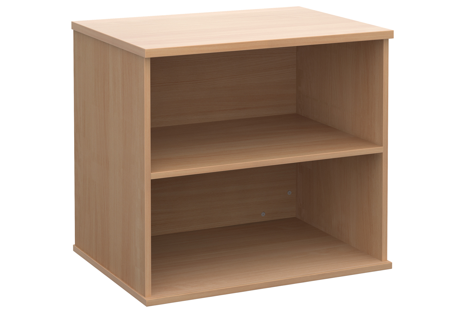 Value Line 1 Shelf Office Bookcases, Beech, Express Delivery