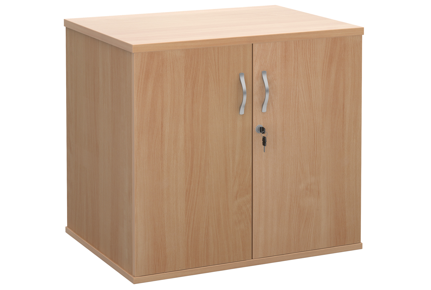 All Beech Desk End Office Cupboards, Express Delivery