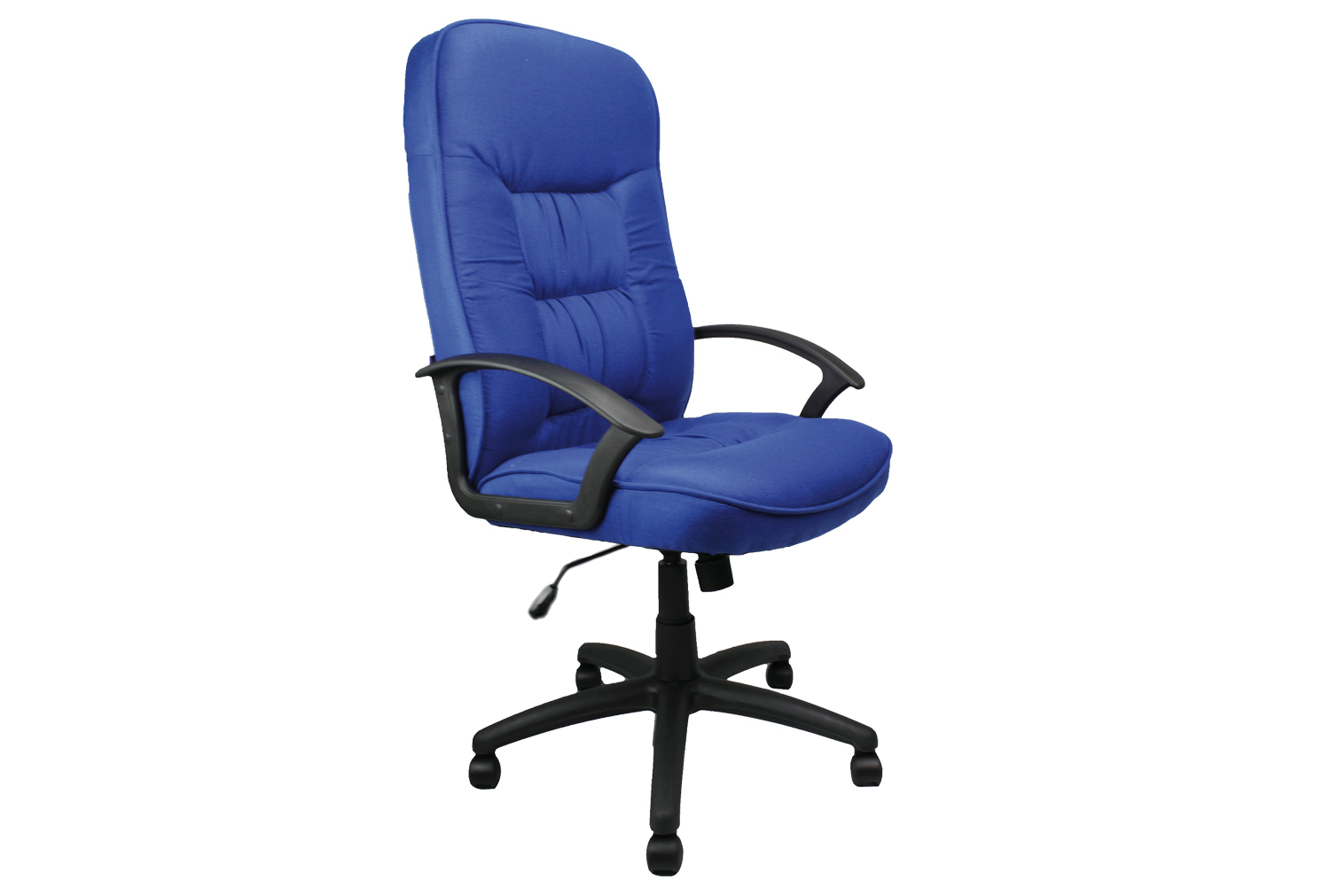 Nero High Back Fabric Executive Office Chair (Blue), Fully Installed