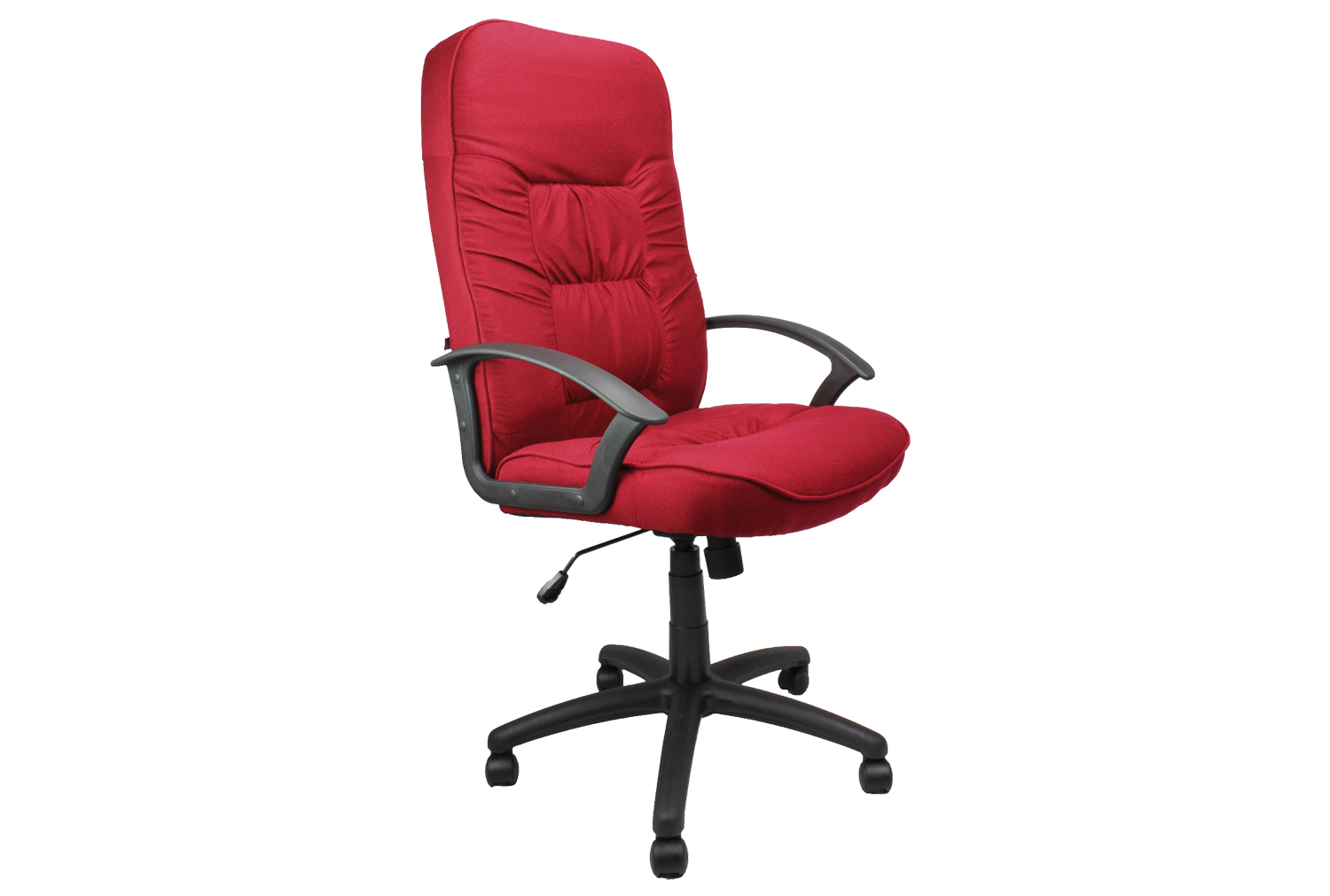 Nero High Back Fabric Executive Office Chair (Burgundy), Fully Installed
