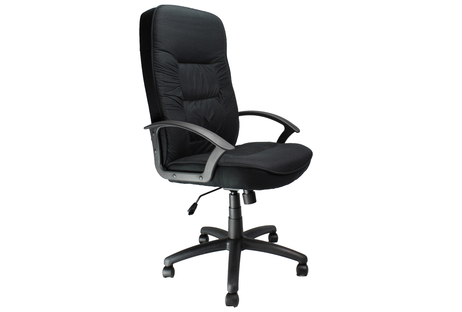 Nero High Back Fabric Executive Office Chair (Black), Fully Installed