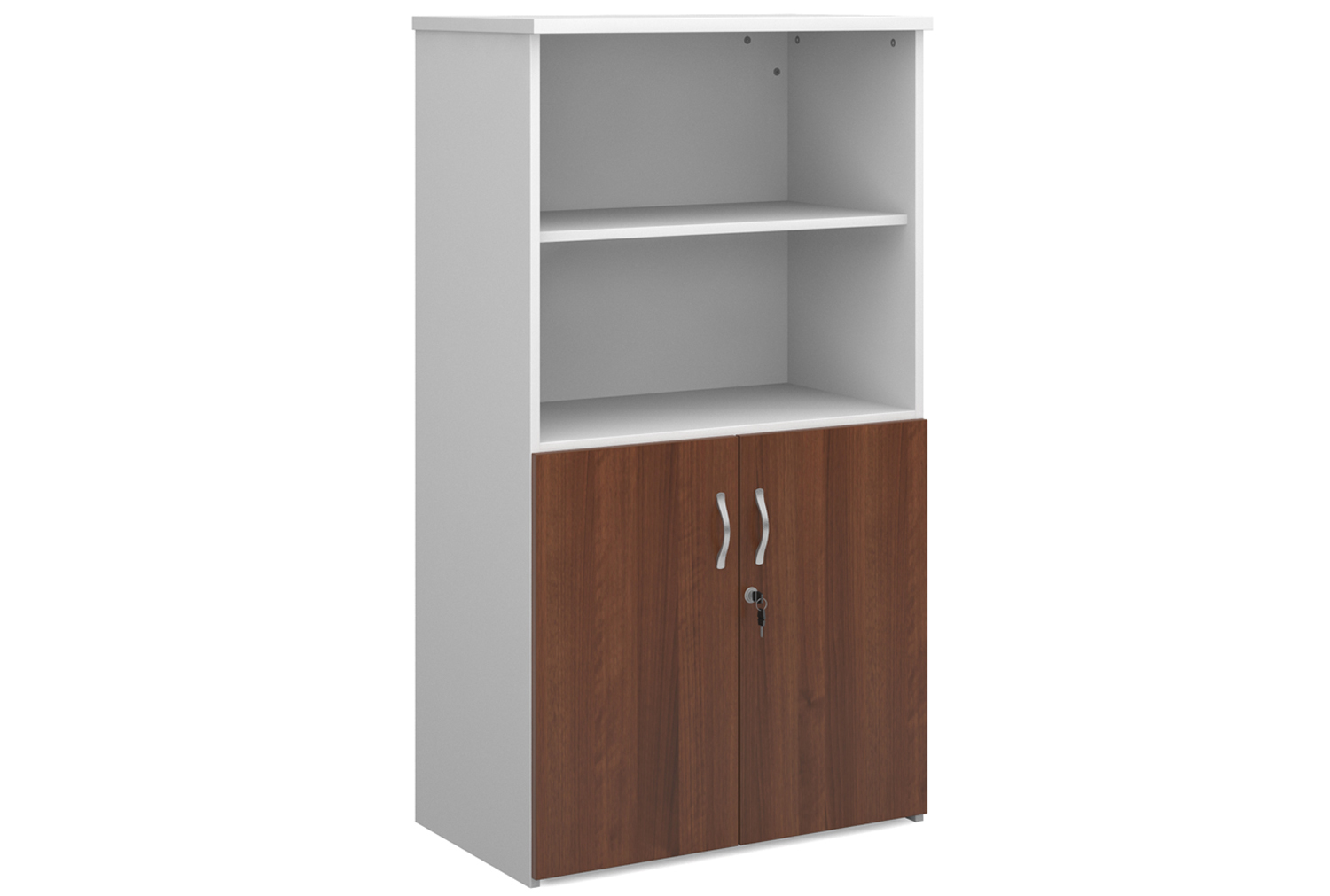 Duo Open Top Combination Office Cupboards, 3 Shelf - 80wx47dx144h (cm), Duo