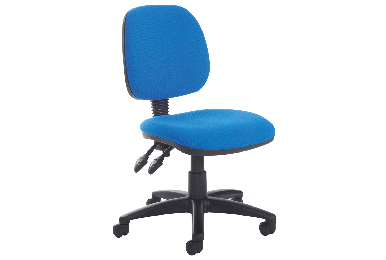 Point Medium Back Operator Office Chair No Arms, Slip