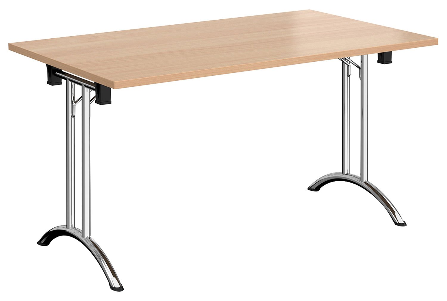 Blaga Rectangular Folding Table, 140wx80dx73h (cm), Beech, Express Delivery
