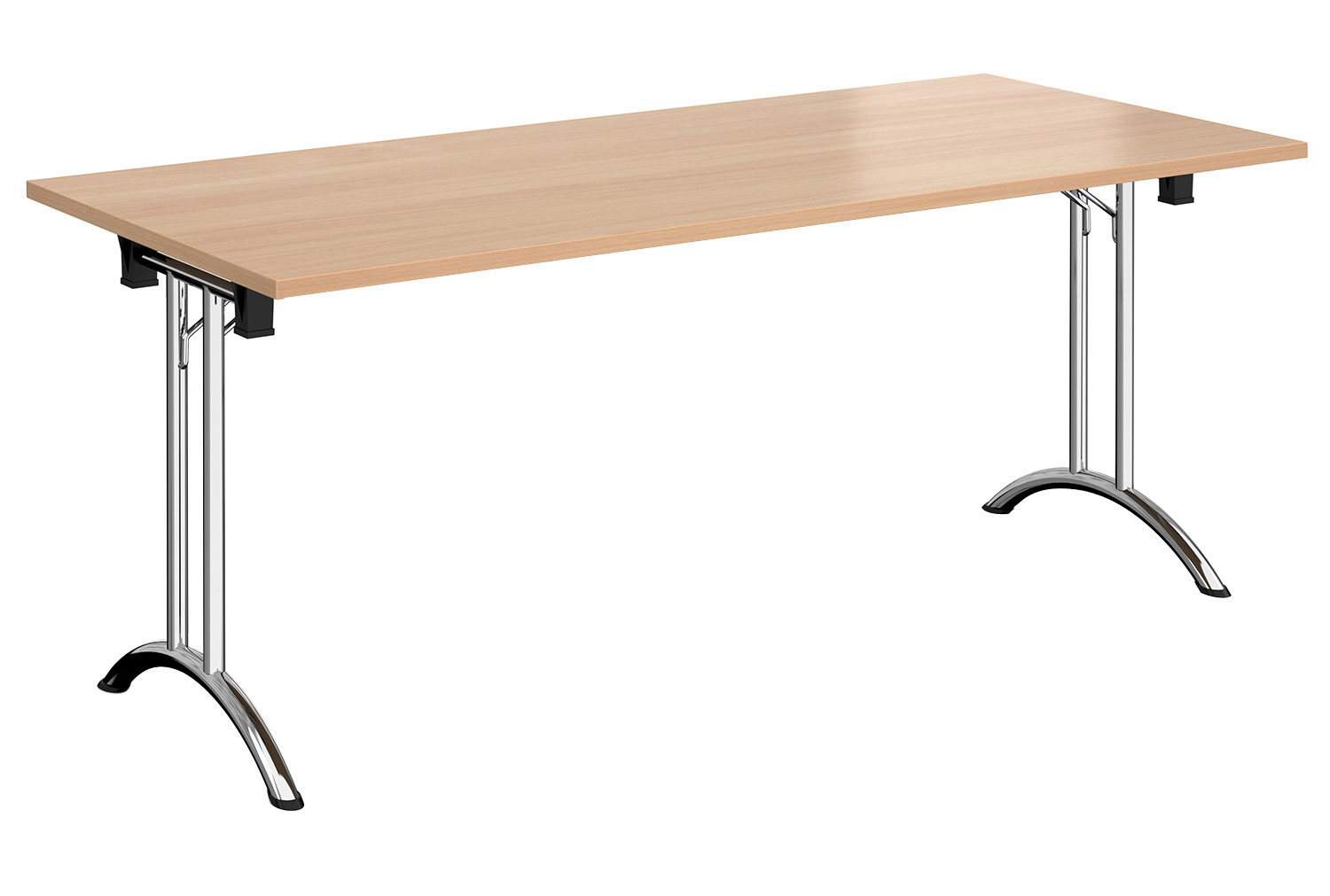 Blaga Rectangular Folding Table, 180wx80dx73h (cm), Beech