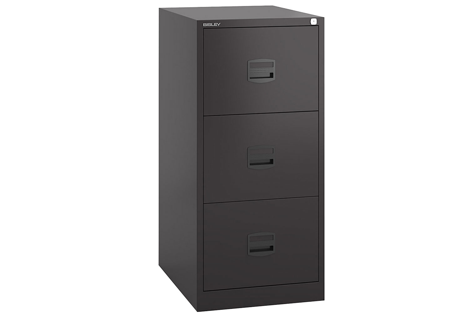 Economy Filing Cabinet, 3 Drawer - 47wx62dx102h (cm), Black