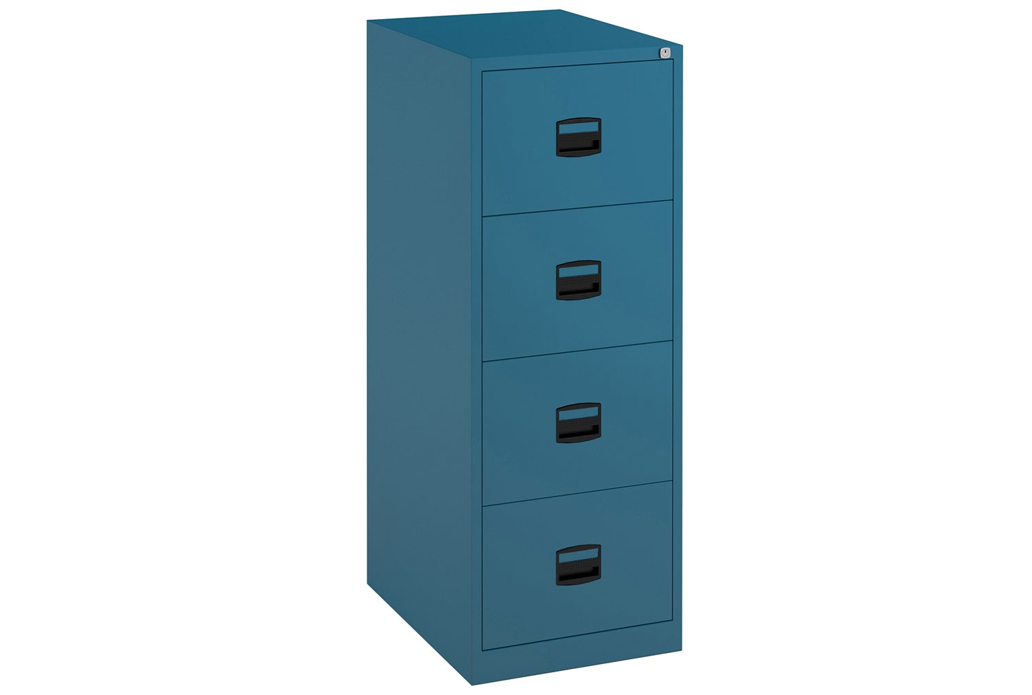 Economy Filing Cabinet, 4 Drawer - 47wx62dx132h (cm), Blue