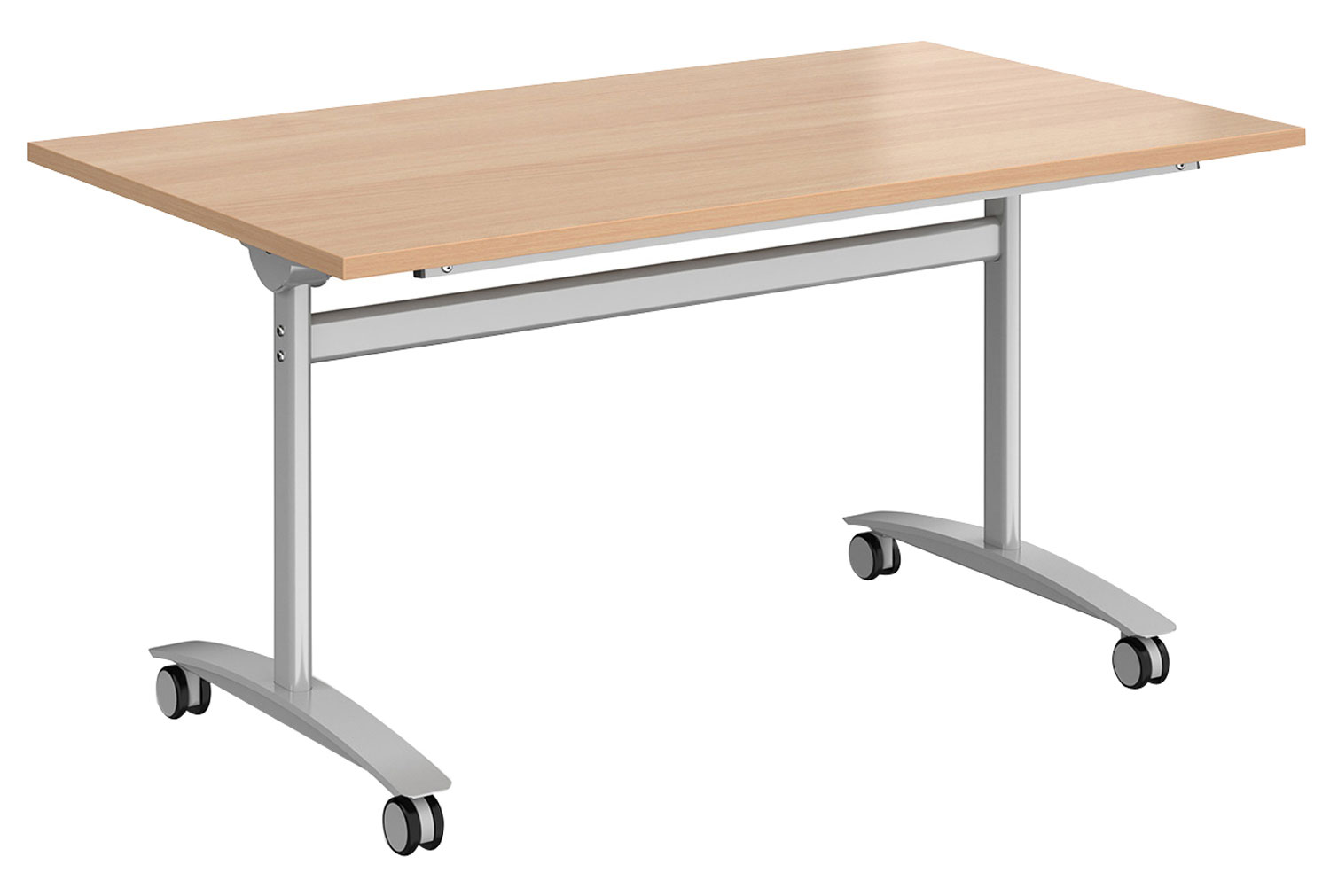 Larkin Rectangular Flip Top Table, 140wx80dx73h (cm), Beech
