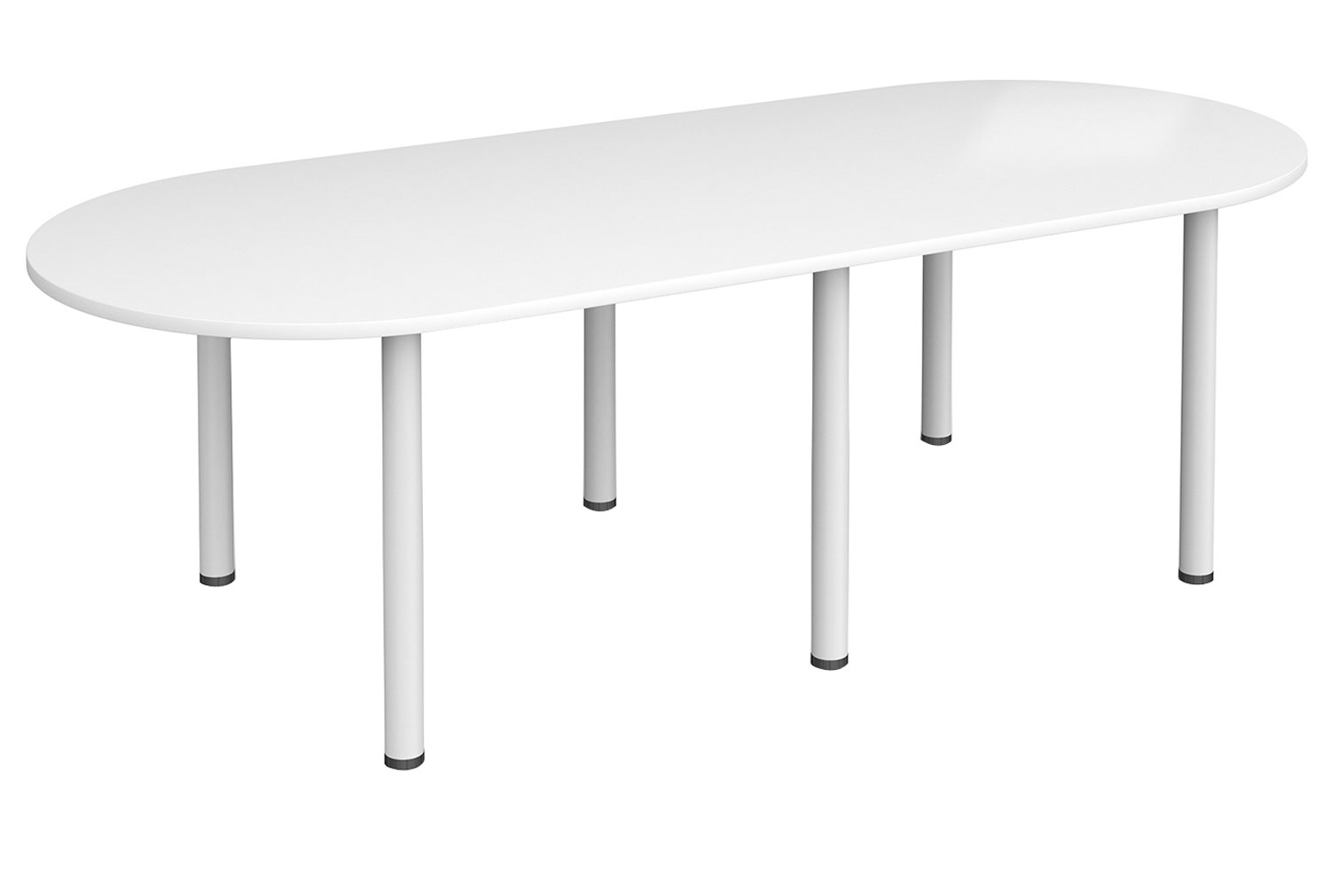 Abani Radial Boardroom Table, White
