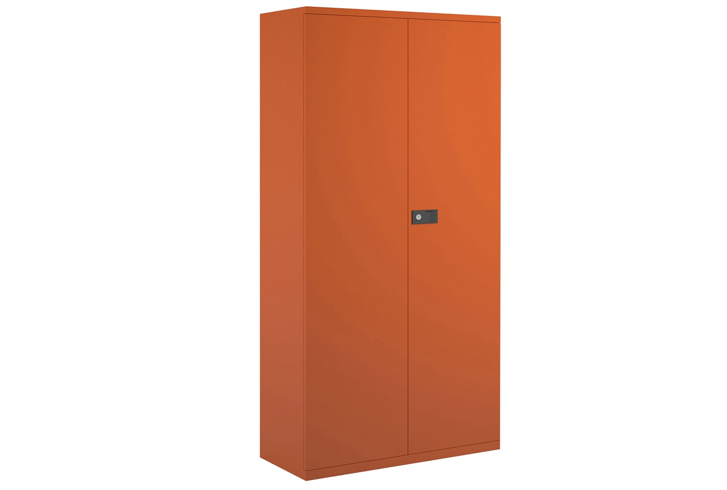 Economy Double Door Office Cupboards, 4 Shelf - 91wx40dx197h (cm), Orange