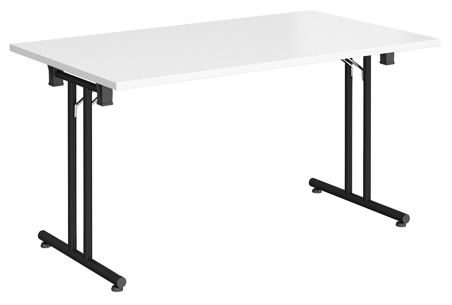 Ziegler Rectangular Folding Table, 140wx80dx73h (cm), White