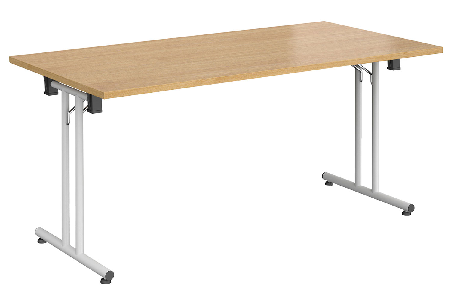 All Oak Rectangular Folding Table, 160wx80dx73h (cm)