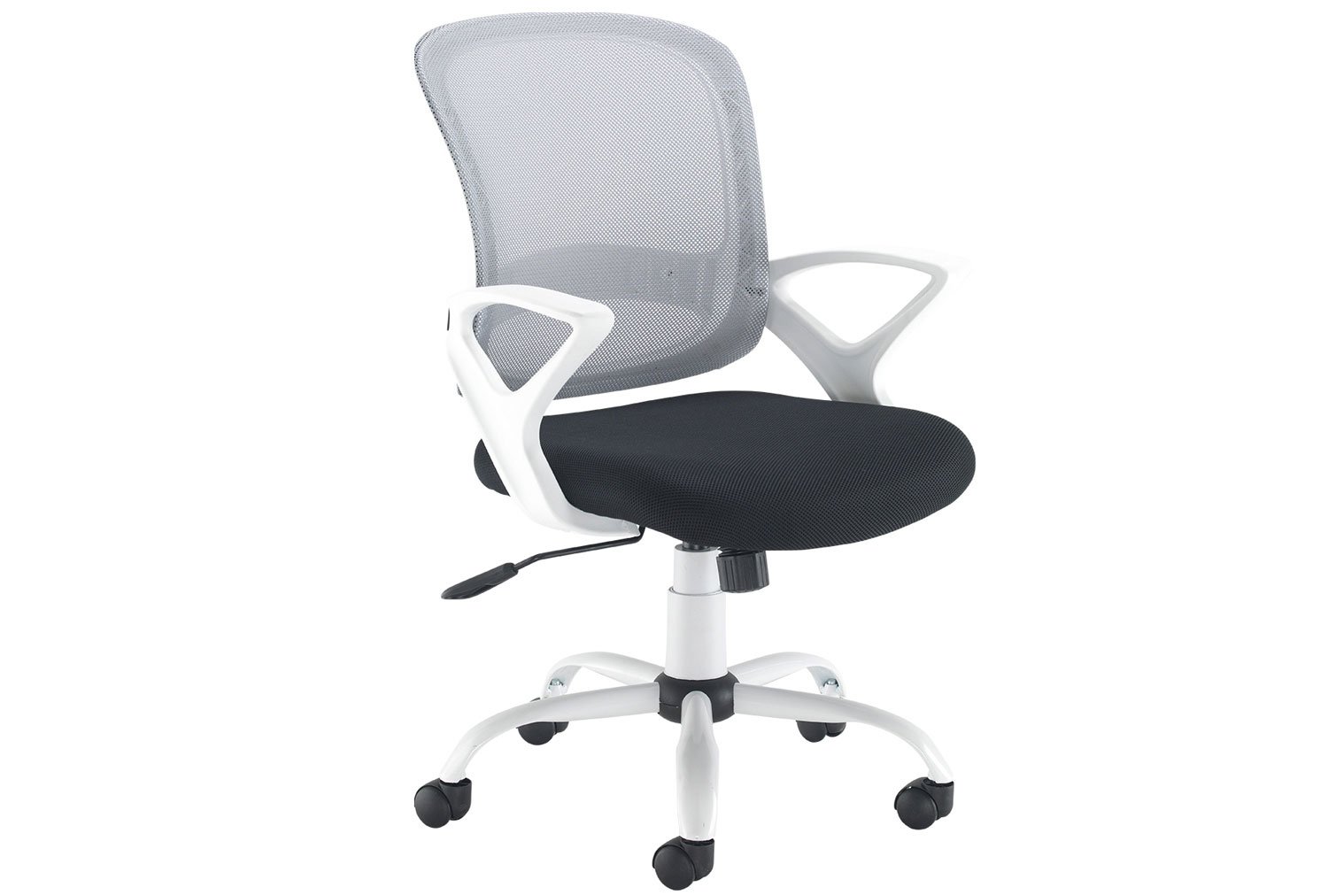 Jackson Medium Mesh Back Operator Chair With White Frame