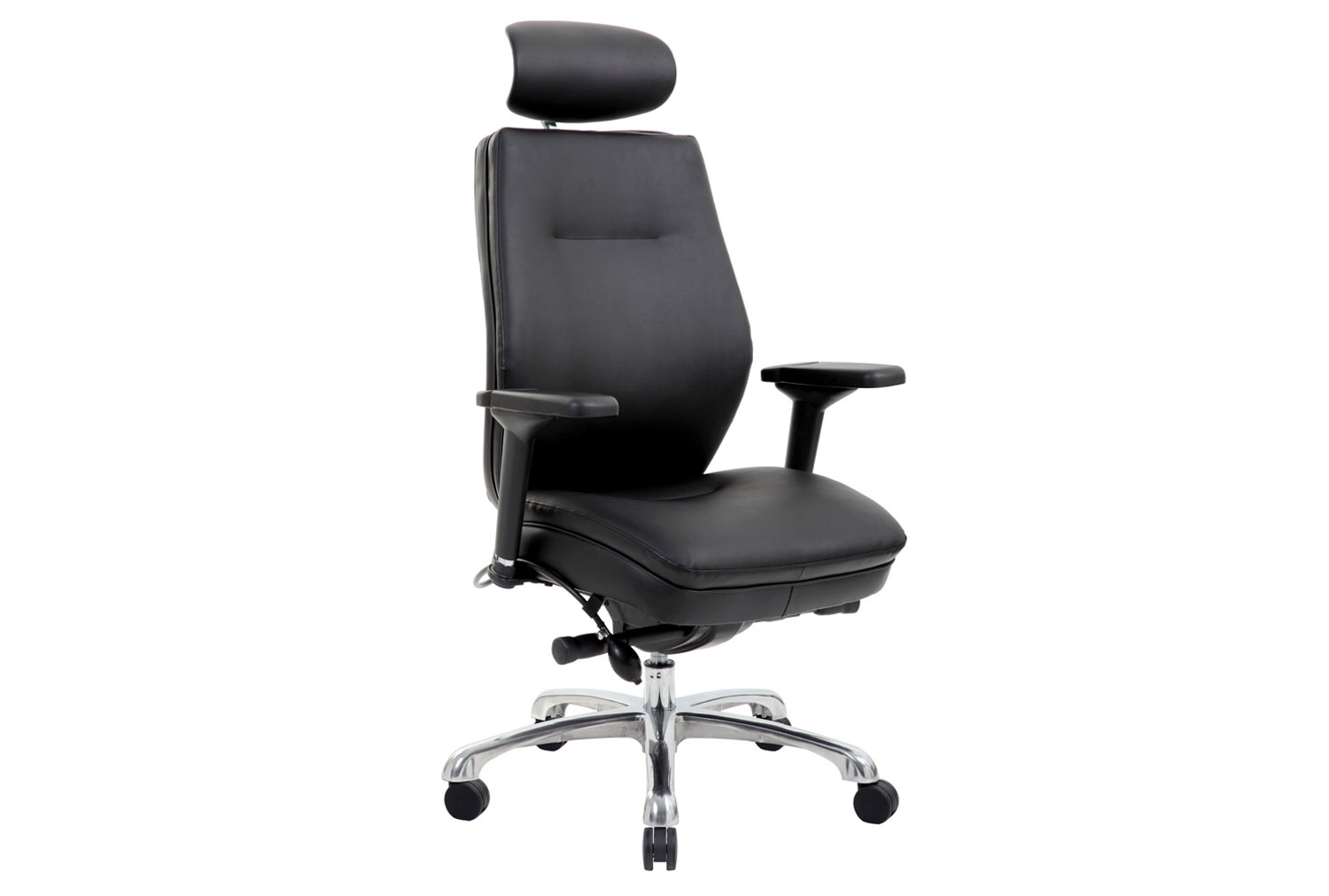 Alicanto 24 Hour Bonded Leather Office Chair With Headrest, Express Delivery