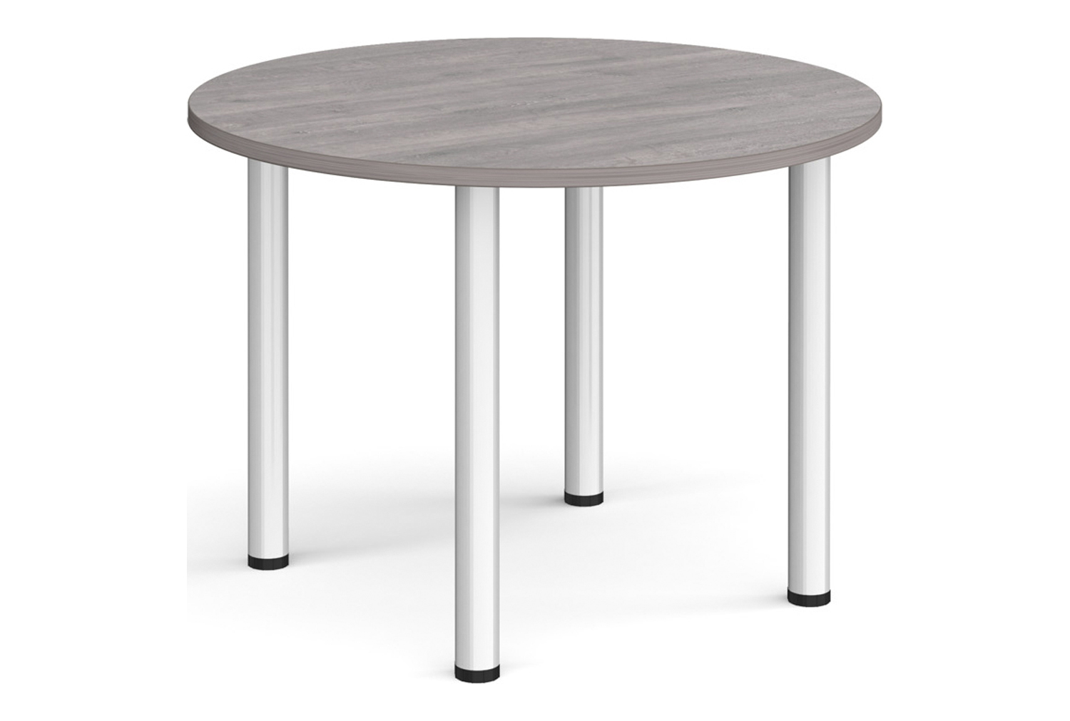 Bowers Round Meeting Table, 100diax73h (cm), Grey Oak