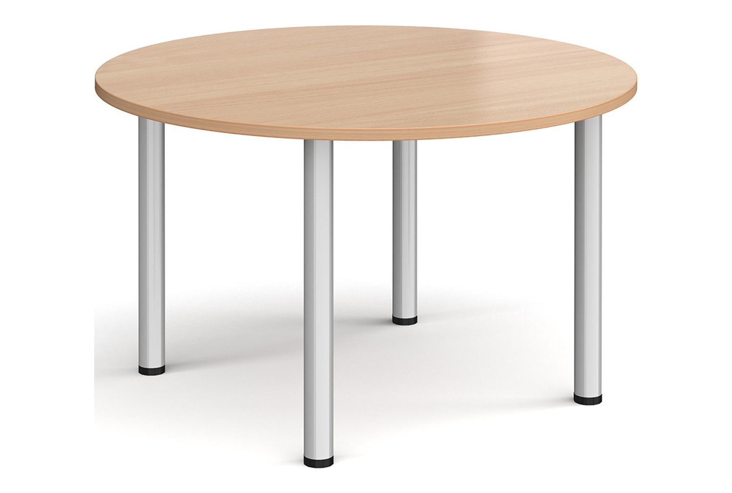Bowers Round Meeting Table, 120diax73h (cm), Beech, Express Delivery