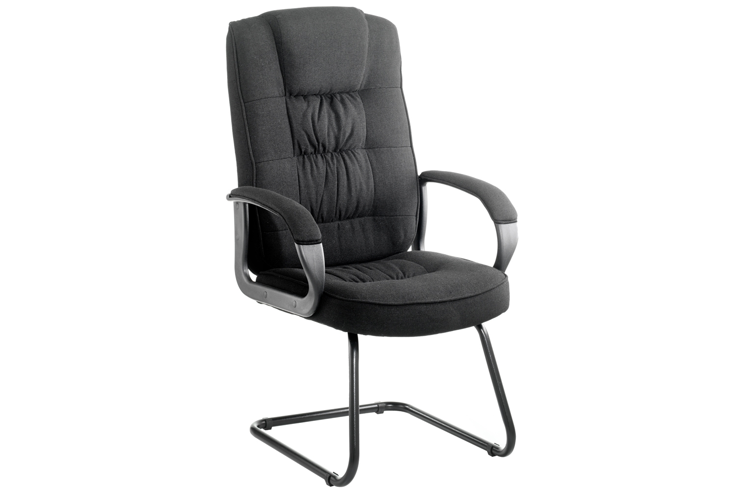 Muscat Fabric Visitor Office Chair, Black