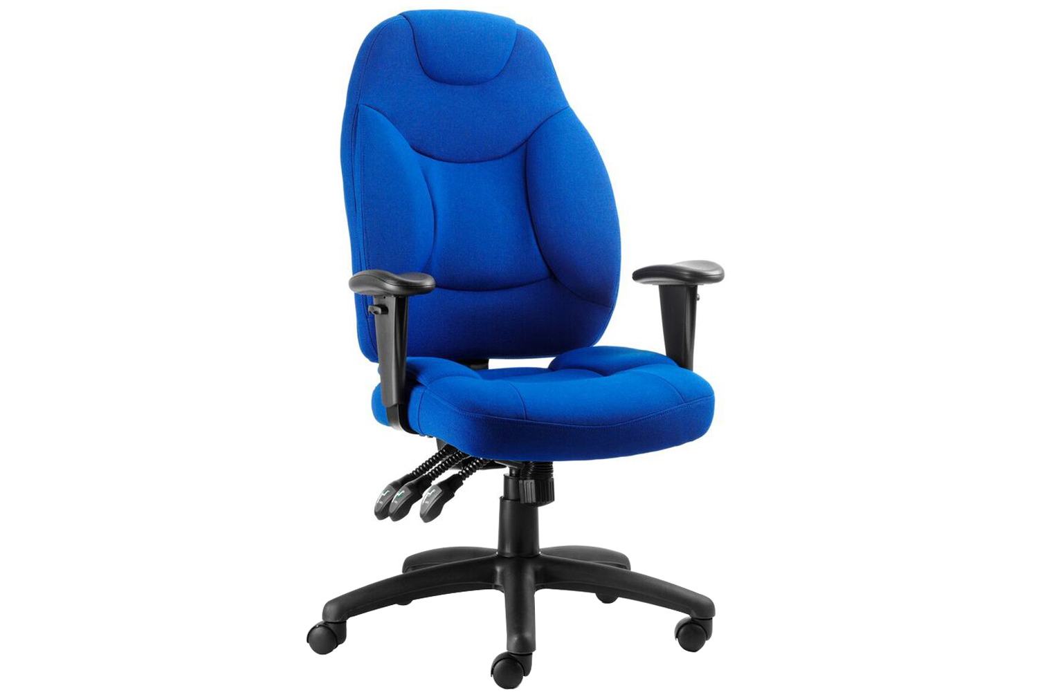 Ankara Fabric Executive Operator Office Chair (Blue), Express Delivery