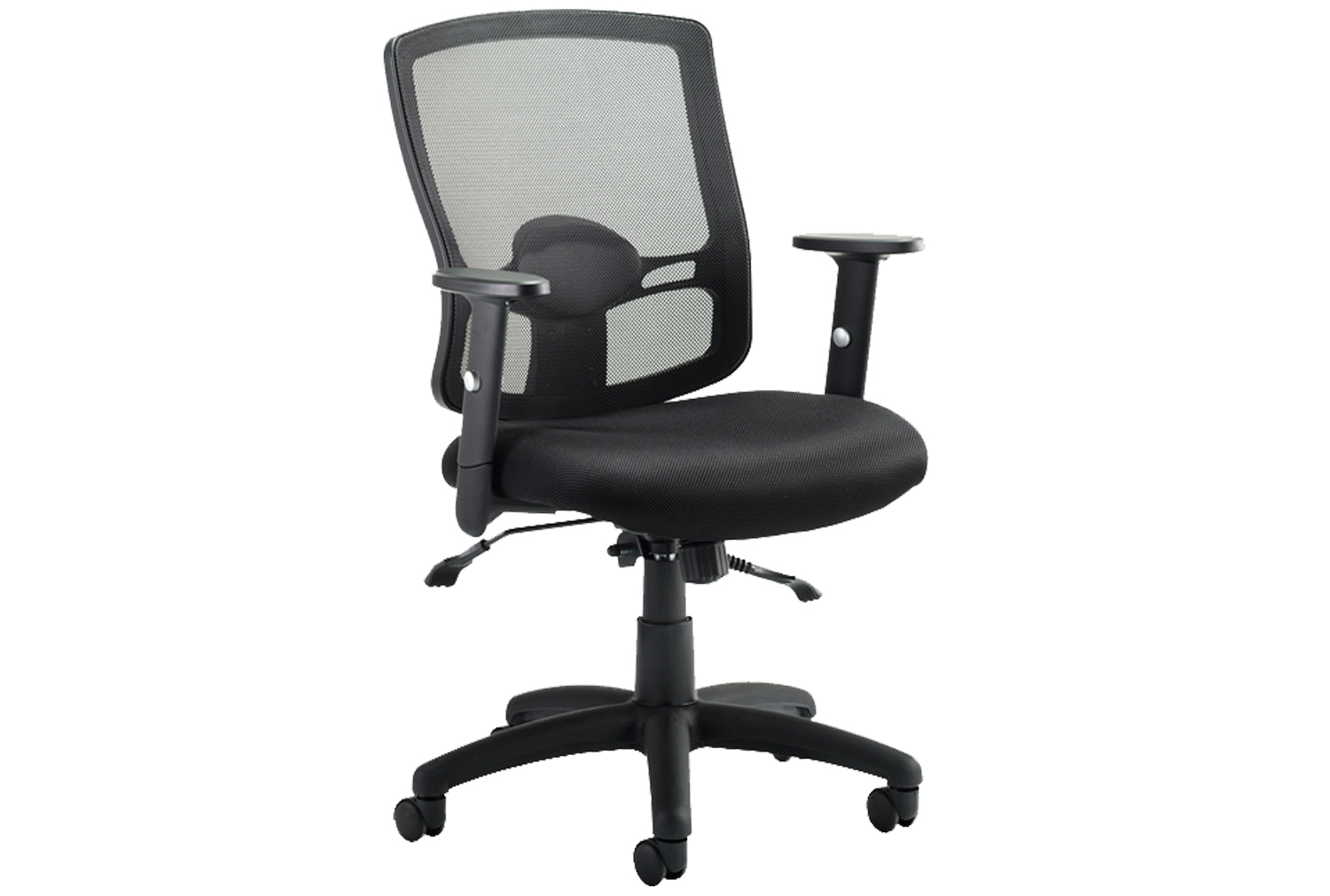 Belarus 2 Lever Mesh Back Operator Office Chair, Black, Express Delivery