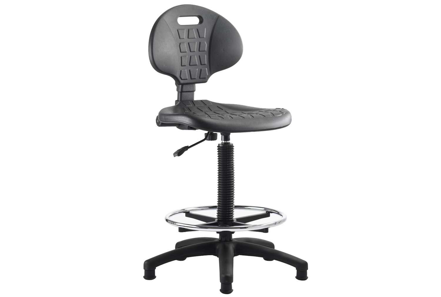 Seychelles Medium Back Polyurethane Draughtsman Office Chair, Express Delivery