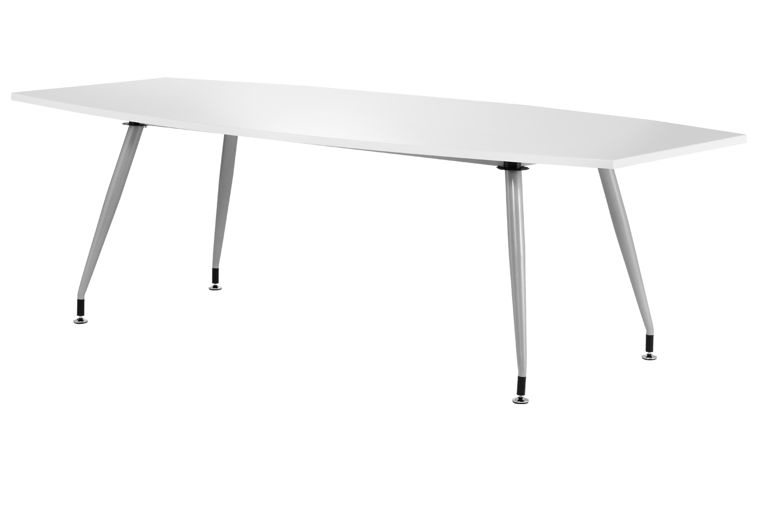 High Gloss Boardroom Tables, 240wx120dx72h (cm), White
