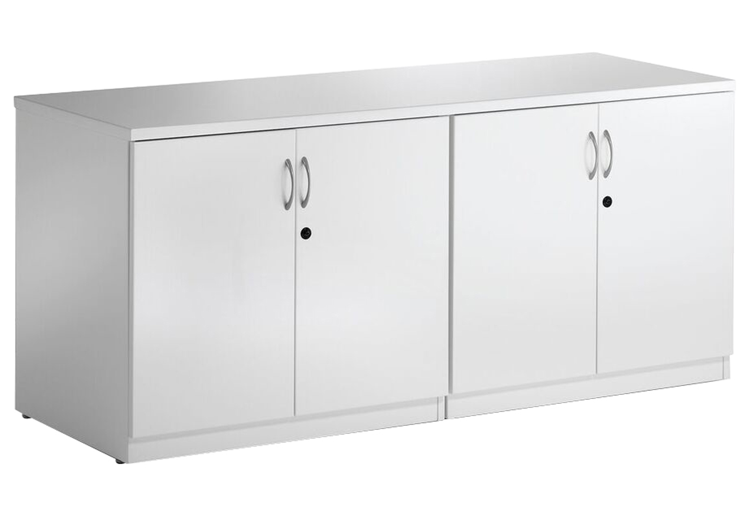 High Gloss Credenza Office Cupboards, White