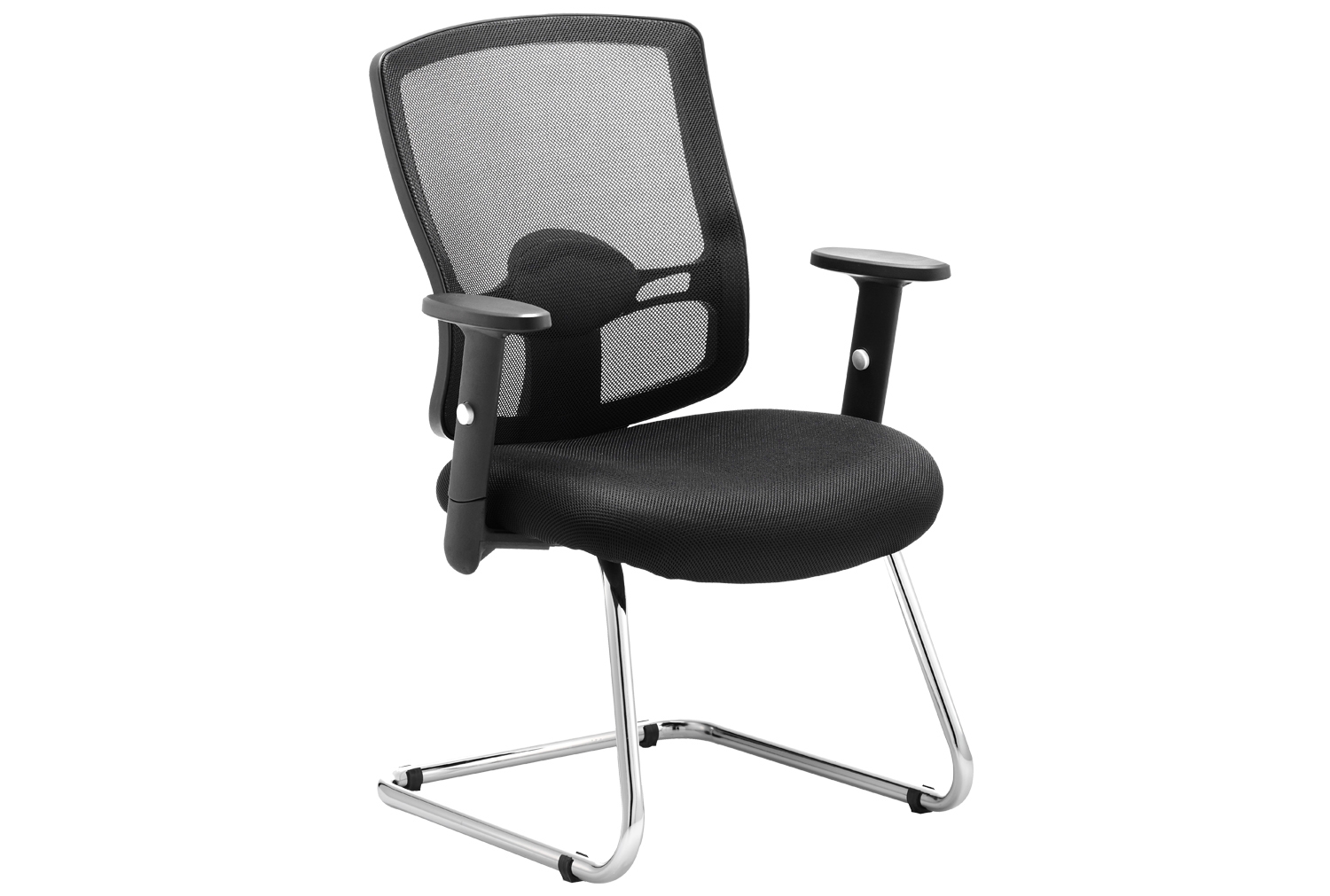 Belarus Mesh Back Cantilever Office Chair, Black