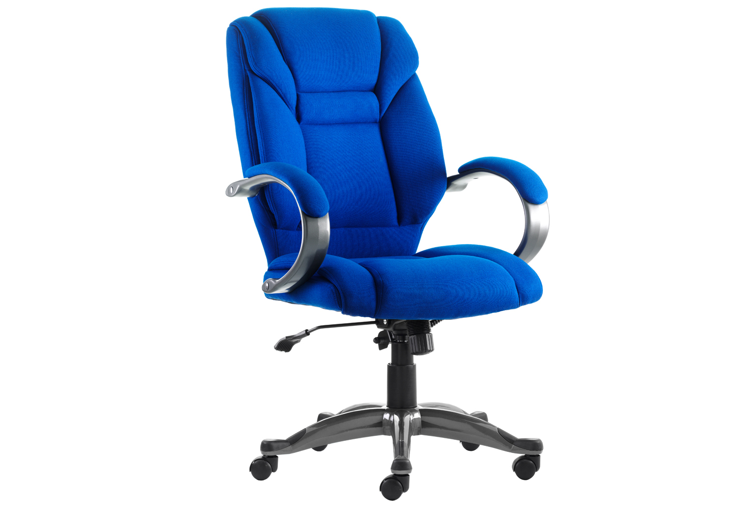 Fiji Fabric Executive Office Chair (Blue), Blue, Fully Installed