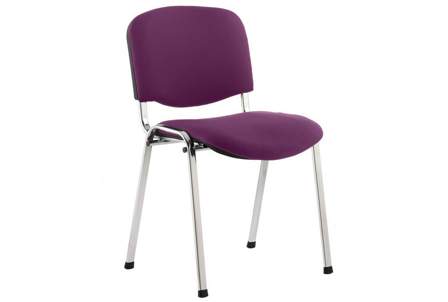 Qty 4 - ISO Chrome Frame Conference Office Chair (Tansy Purple)