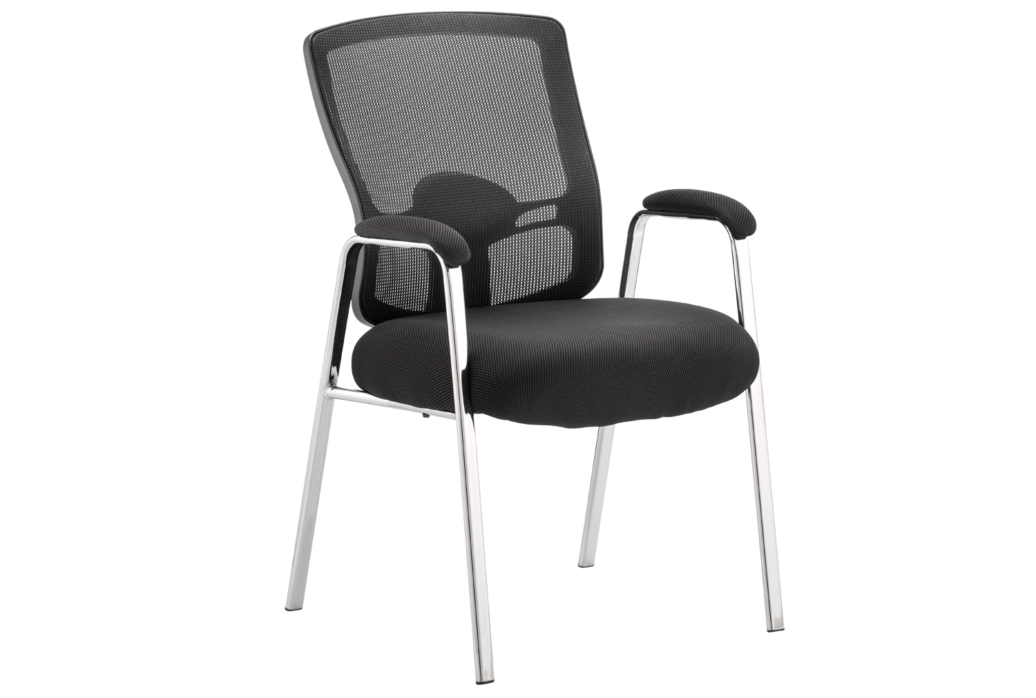Belarus Mesh Back Meeting Room Office Chair, Black, Express Delivery