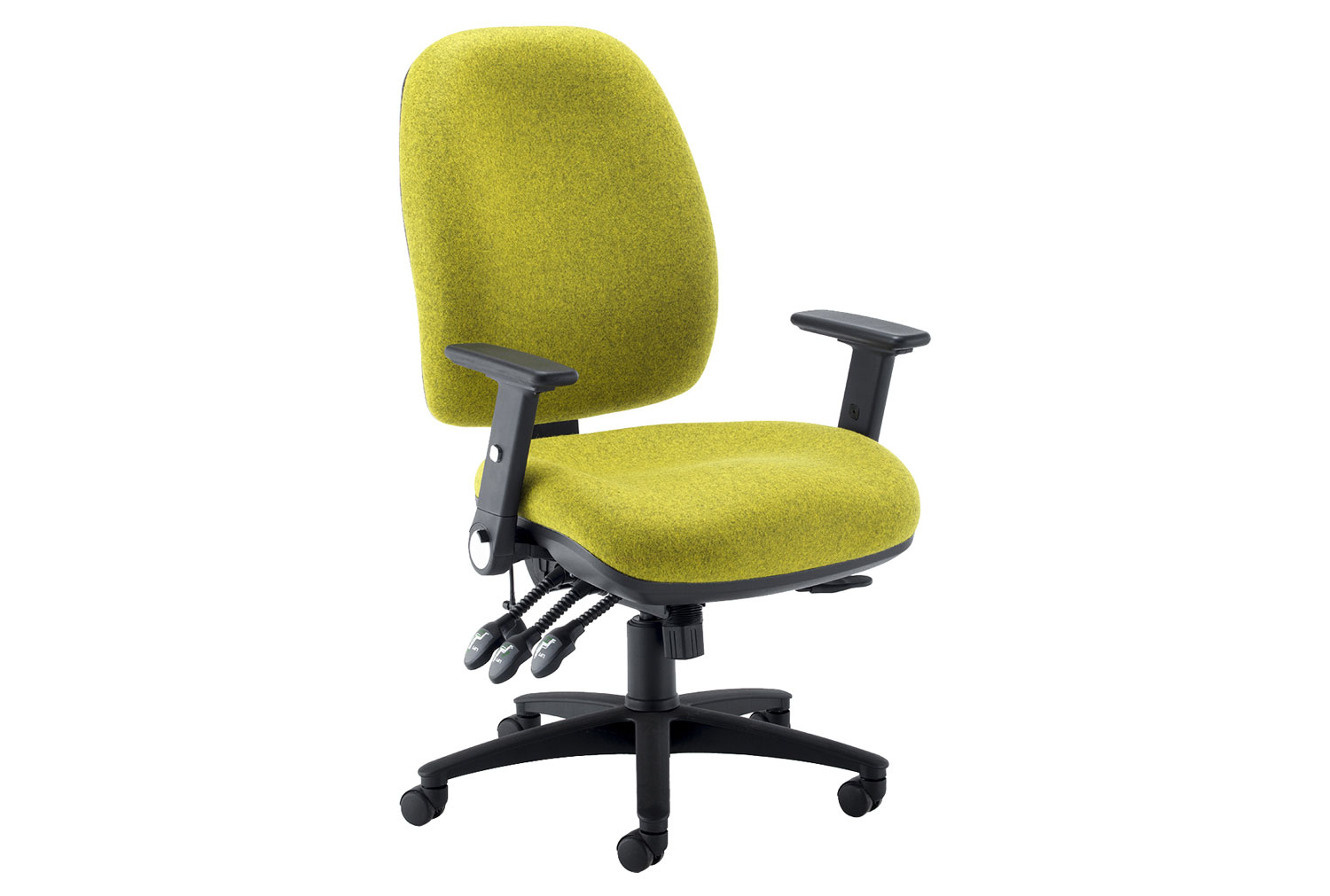 Selle Extra Large High Back Fabric Operator Chair With Lumbar Pump