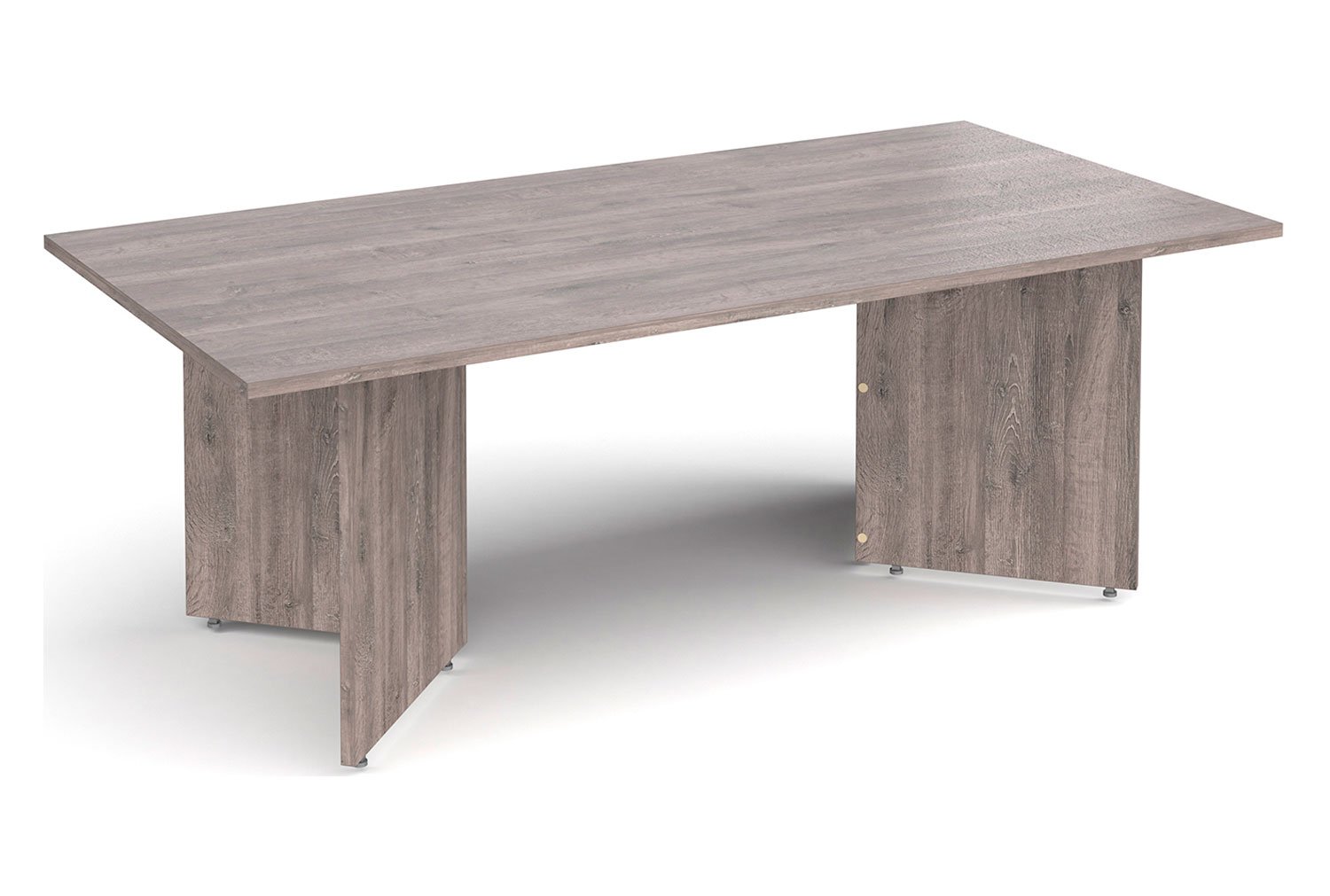 Arrowhead Rectangular Boardroom Tables, 200wx100dx73h (cm), Grey Oak
