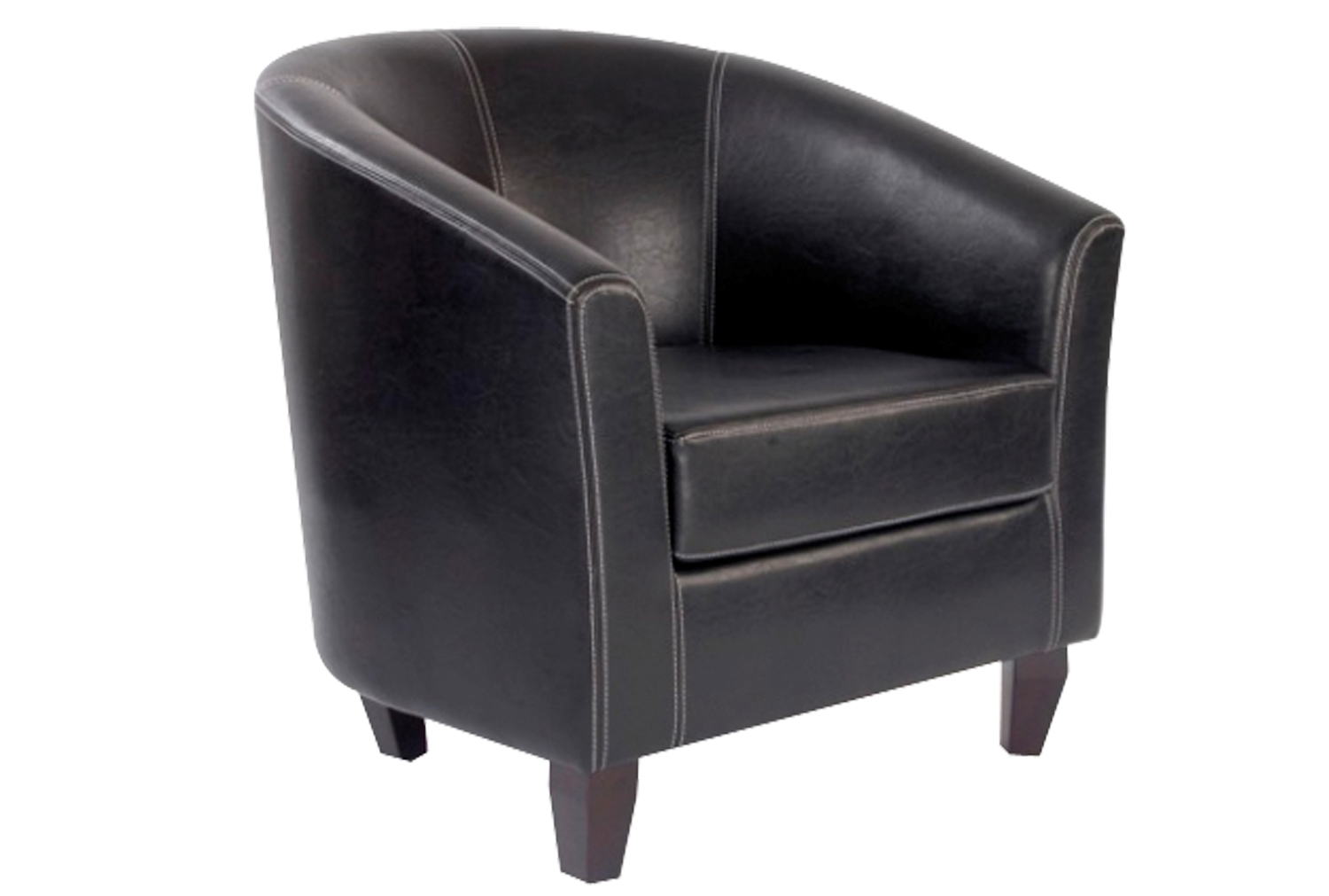 Metro Leather Armchair, Brown