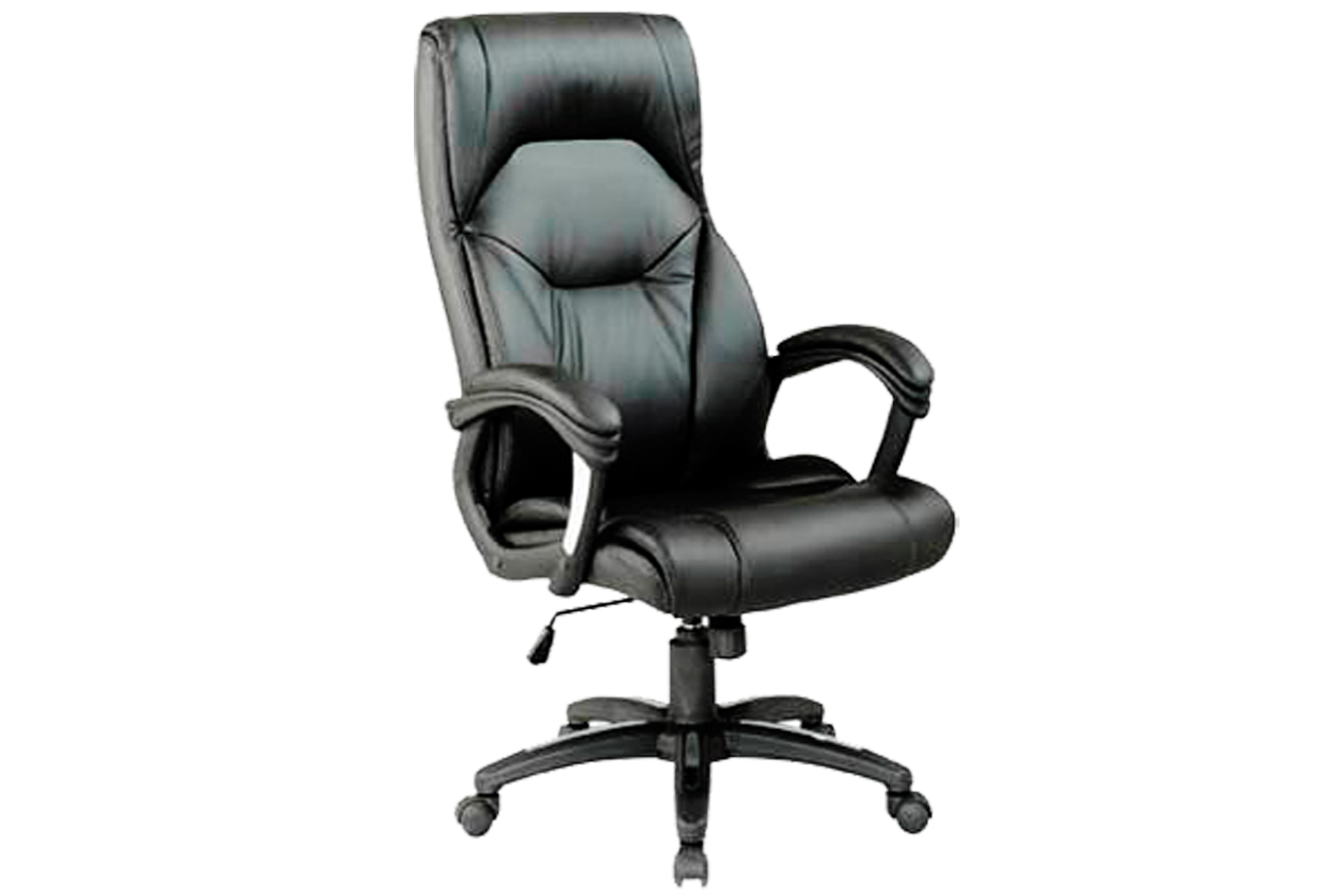 Modello High Back PU Executive Office Chair, Black, Fully Installed