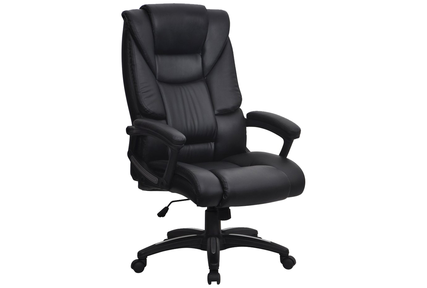 Bartos High Back Executive Office Chair, Black, Fully Installed