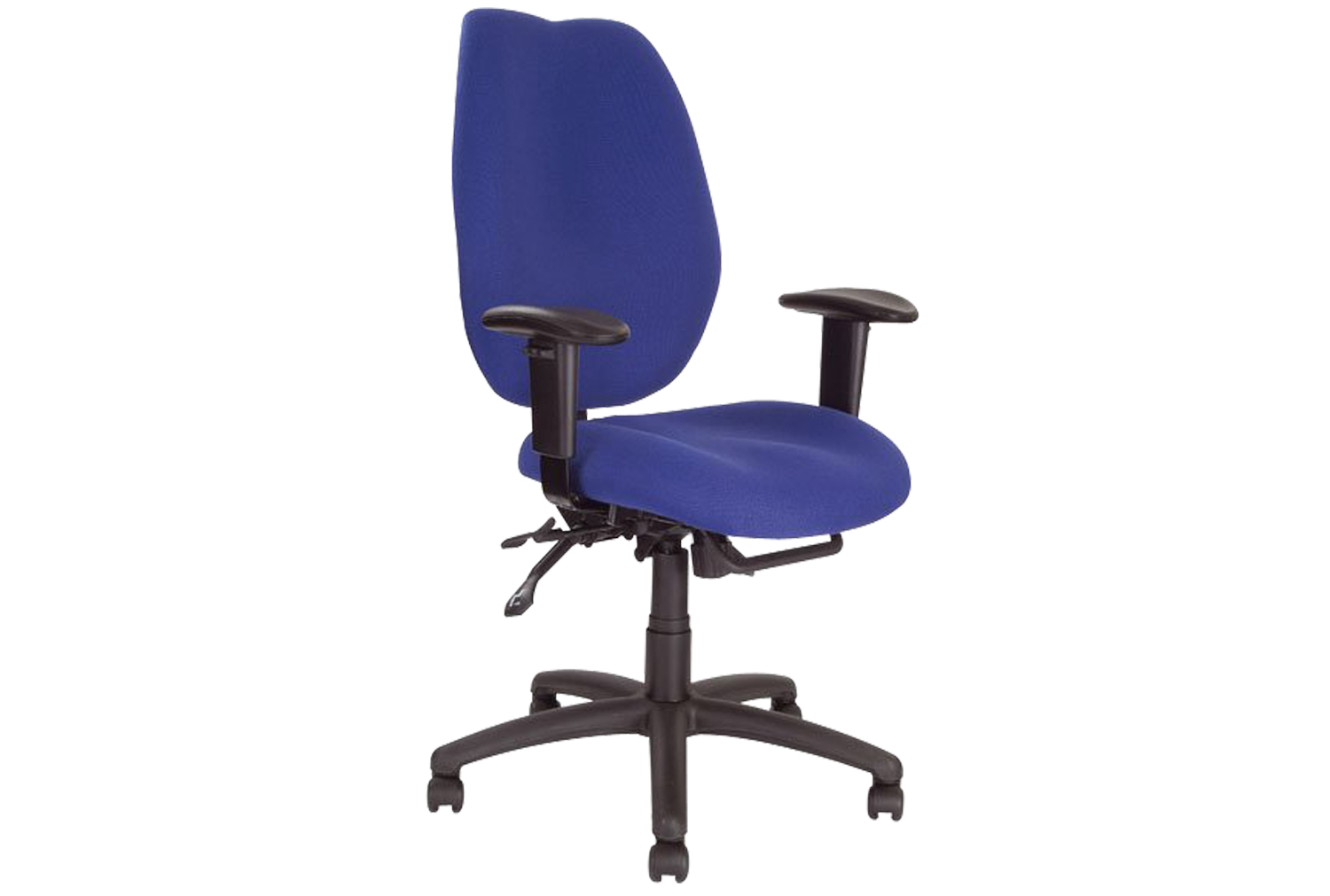 24 Hour High Back Ergonomic Operator Office Chair, Blue, Express Delivery