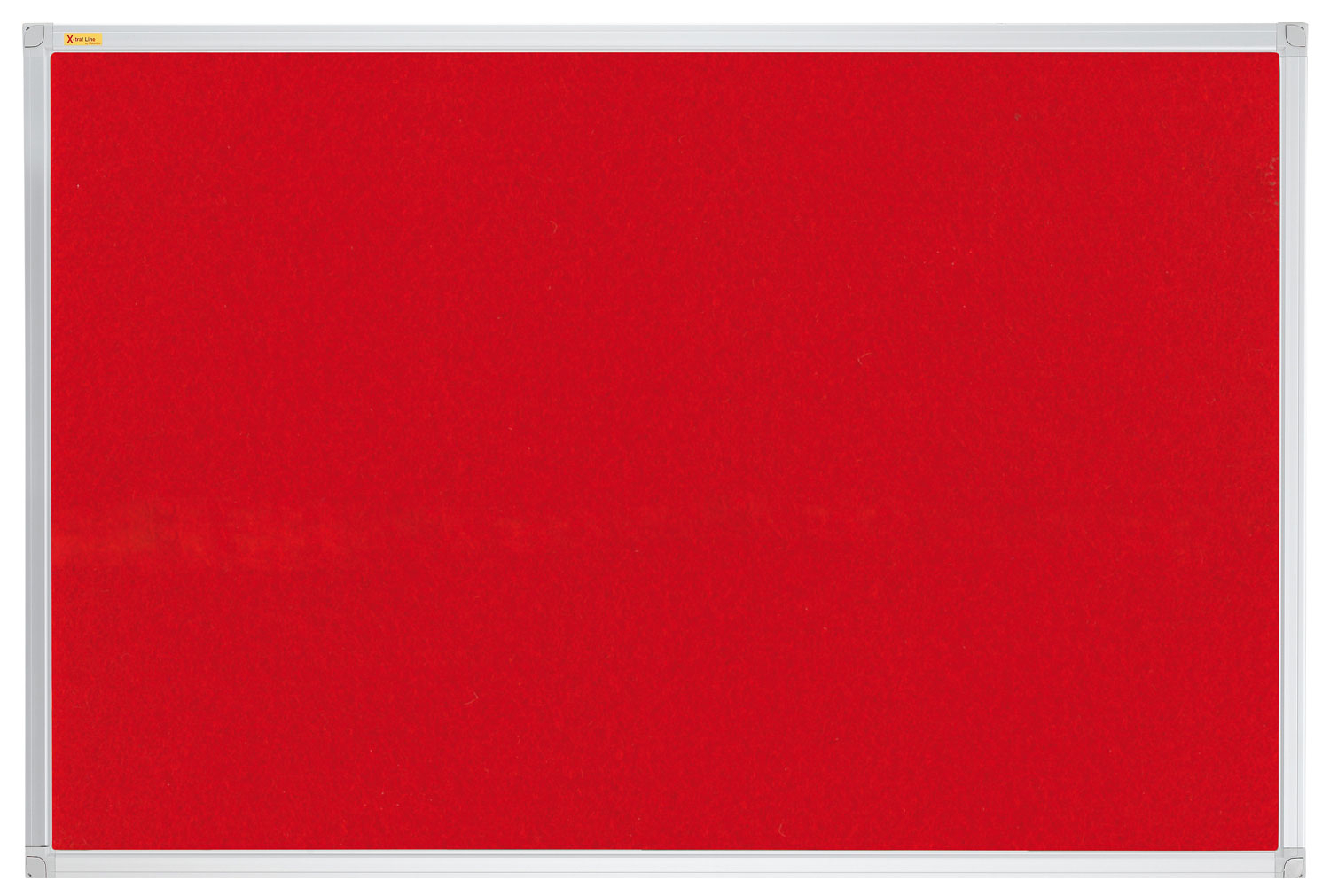 Franken X-Tra!Line Felt Notice Board, 120wx90h (cm), Red, Express Delivery
