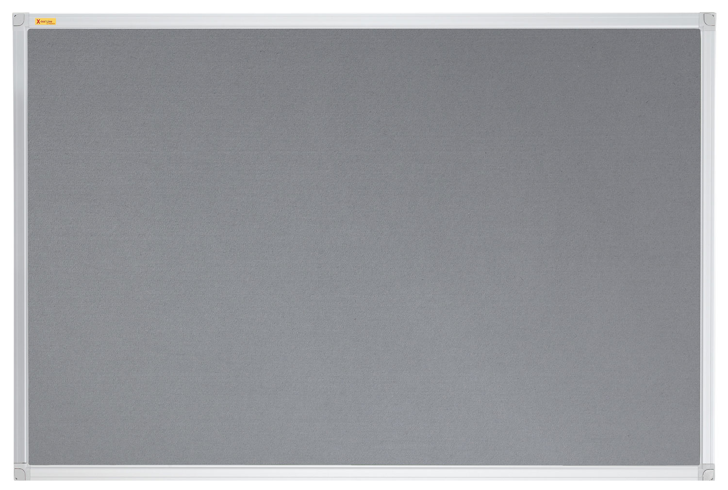Franken X-Tra!Line Felt Notice Board, 90wx60h (cm), Grey