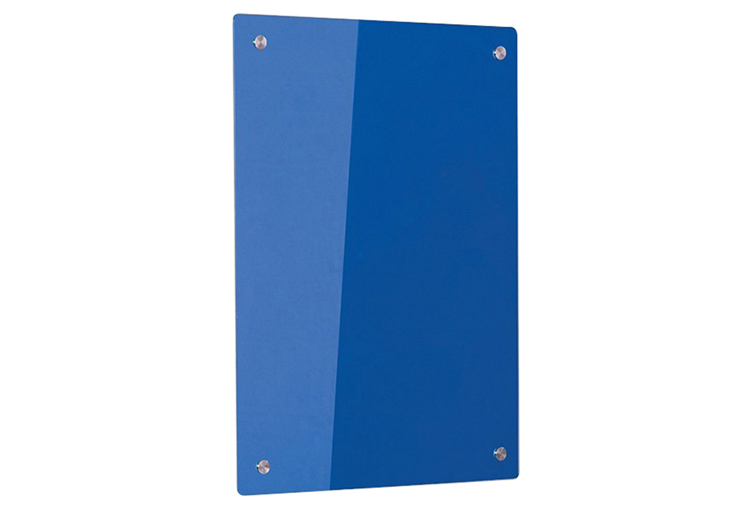 Write-On Coloured Glass Boards, 45wx60h (cm), Blue