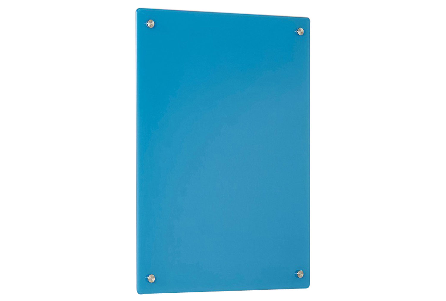 Write-On Coloured Glass Boards, 45wx60h (cm), Sky Blue