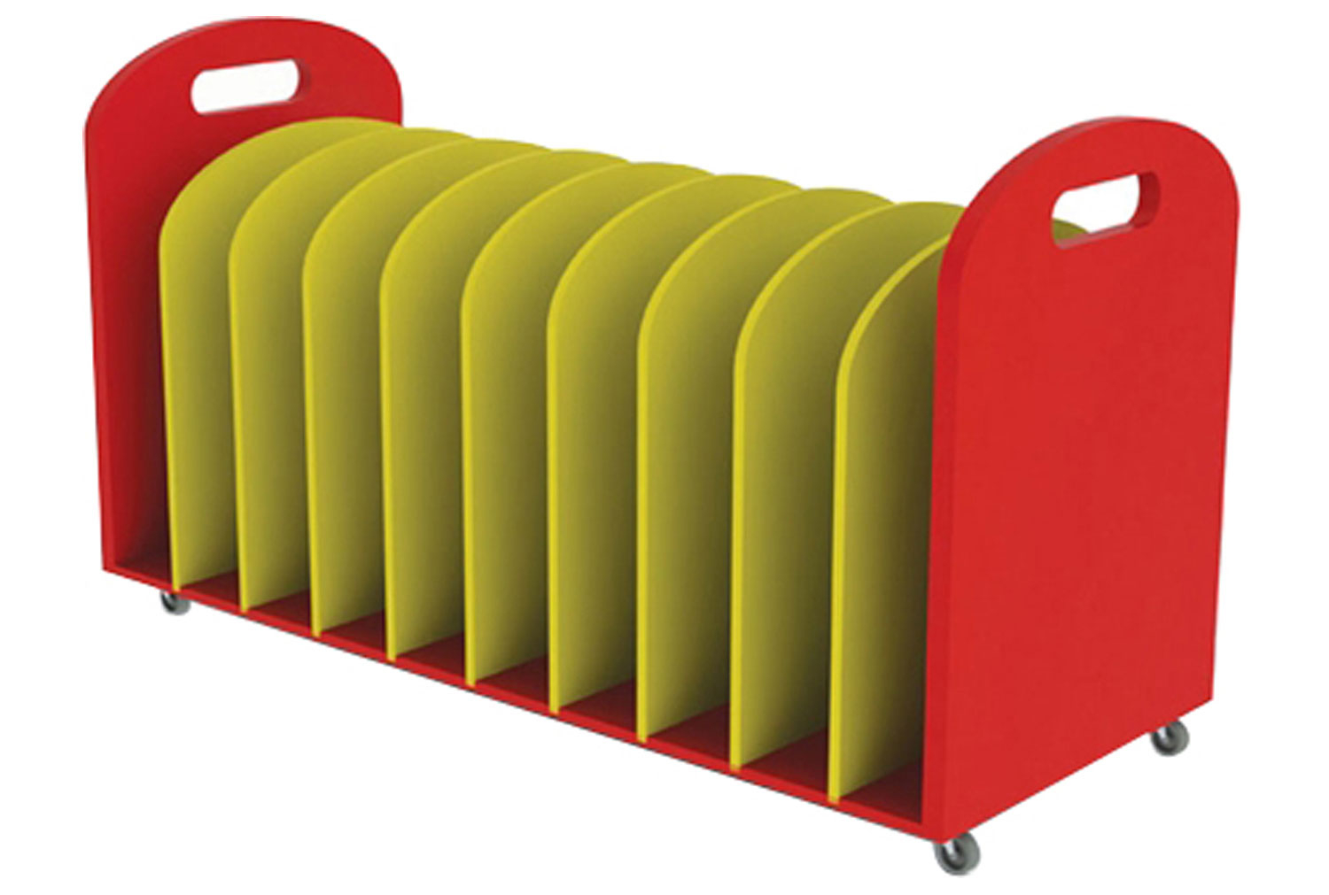 Early Years Little Angels Big Book Trolley, Red/Yellow