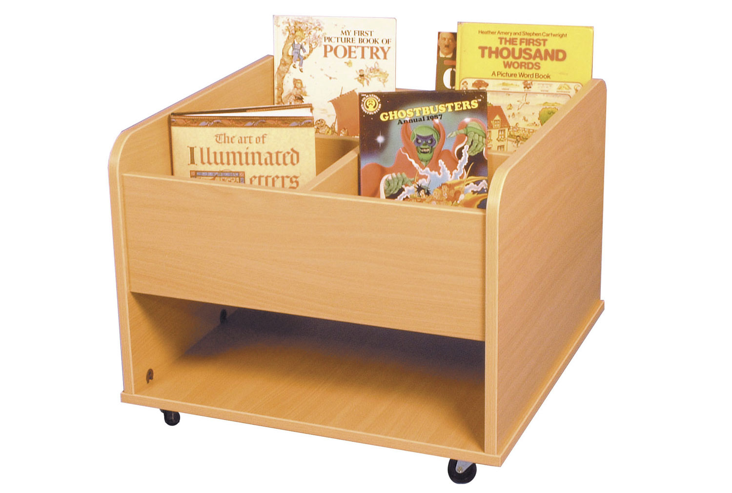Early Years Creche Mobile Kinderbox With Low Shelf