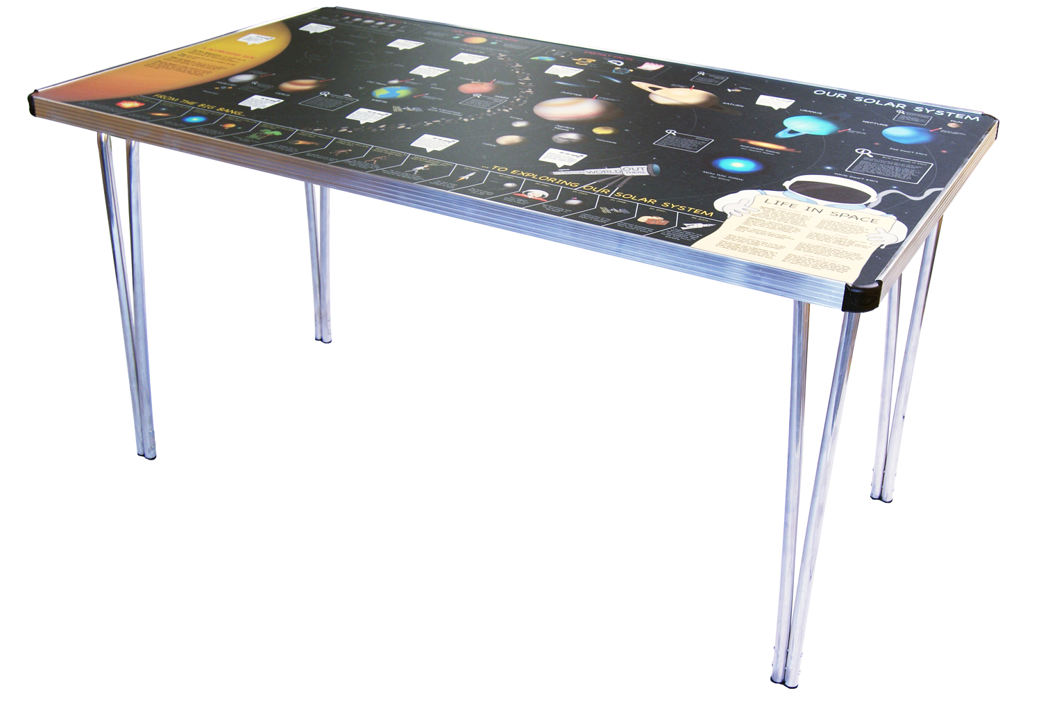 Gopak Folding Activity Tables (Primary School), 120wx69dx70h (cm), Solar System