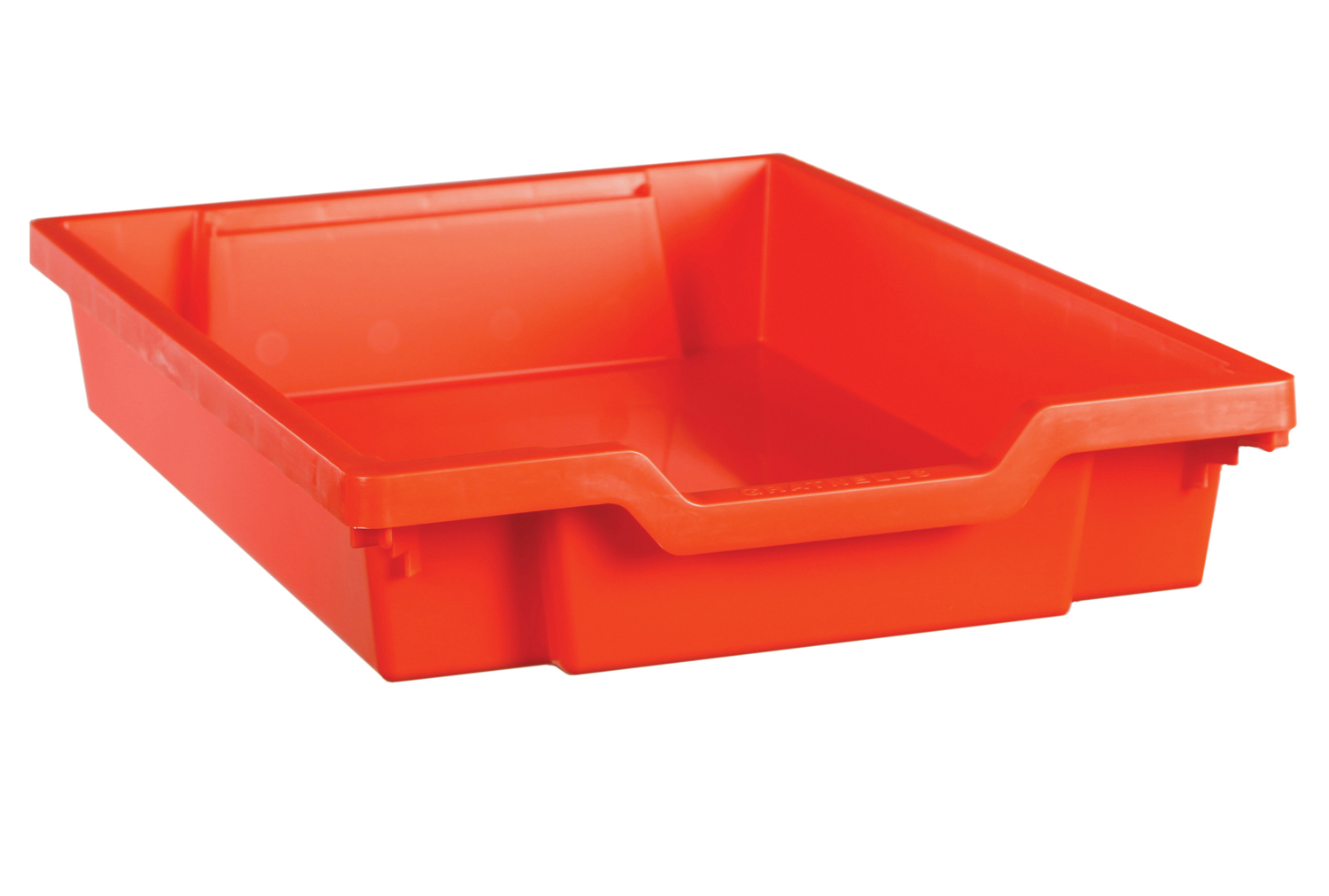 Pack Of 12 Gratnell Shallow Classroom Trays, Orange