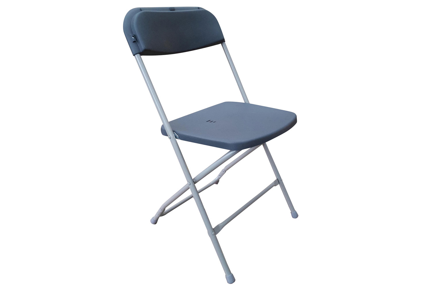 Qty 6 - Bunche Plastic Folding Office Chair, Grey