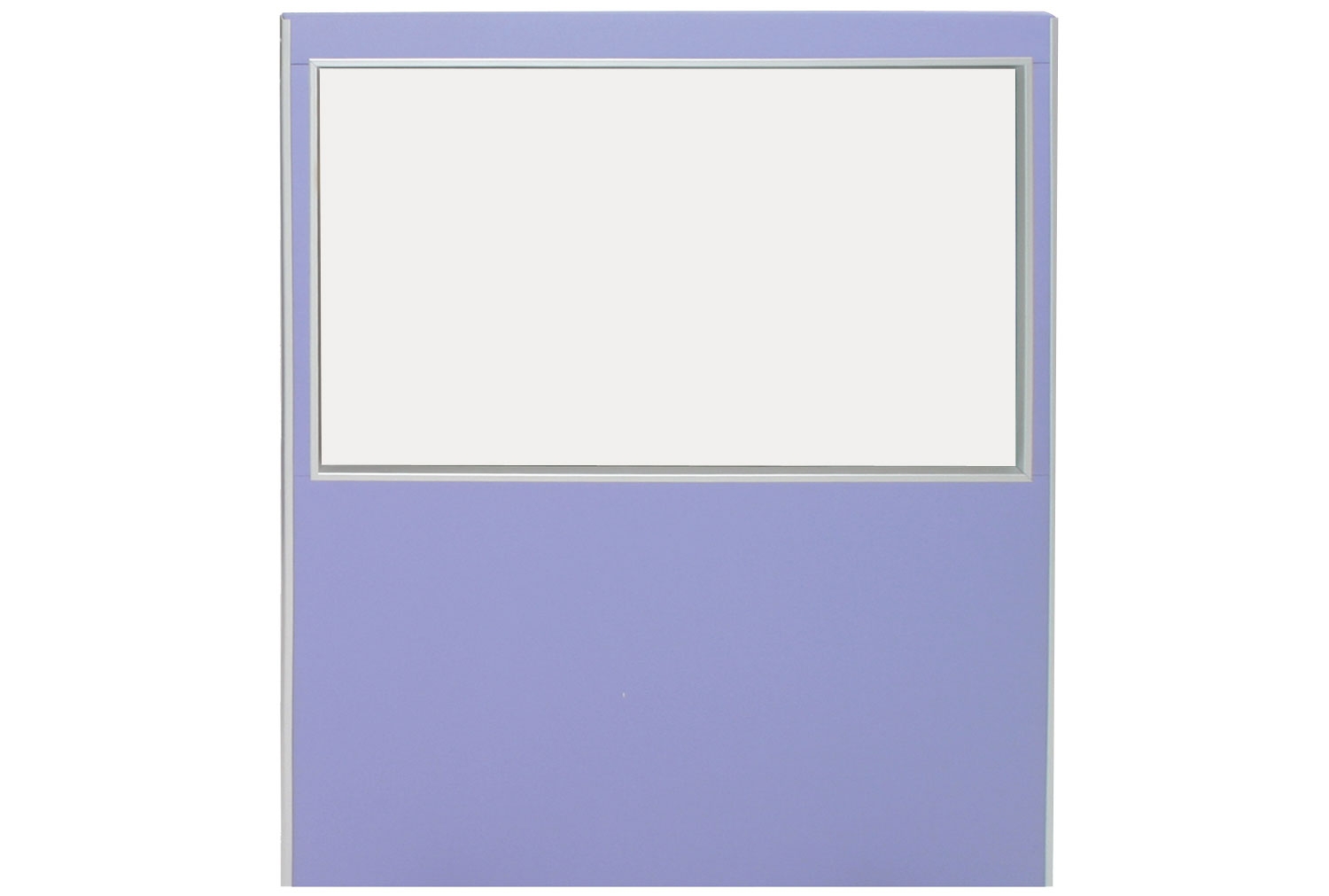 Korey Acoustic Half Vision Linking Floor Office Screens, 160wx210h (cm), Light Grey