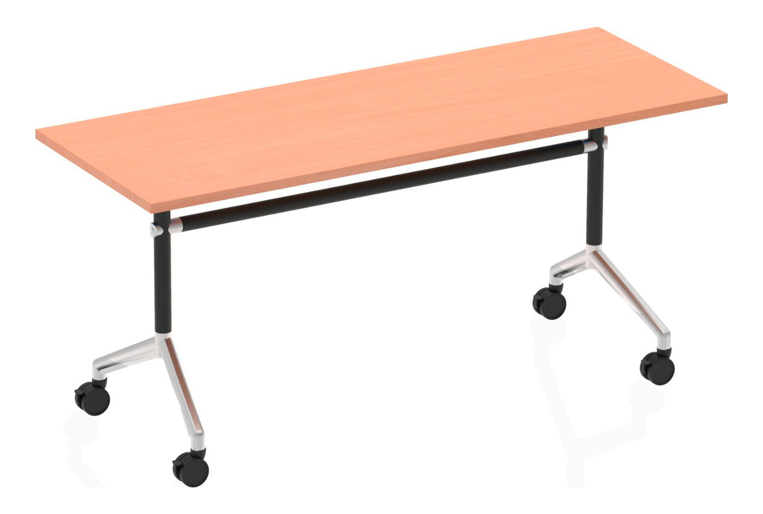 Vitali Rectangular Flip Top Mobile Table