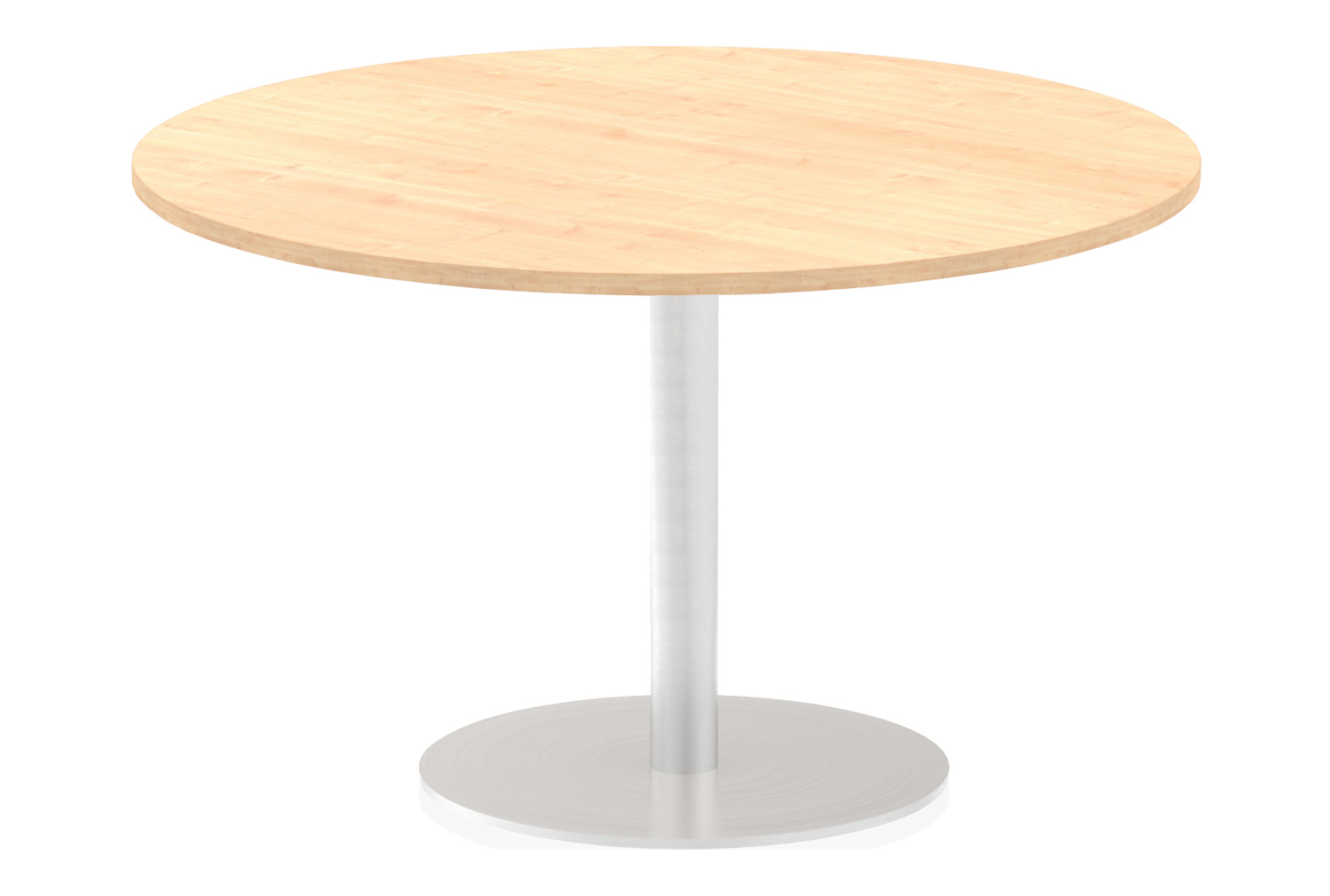 Vitali Radial Base Circular Dining Table, 120diax73h (cm), Maple
